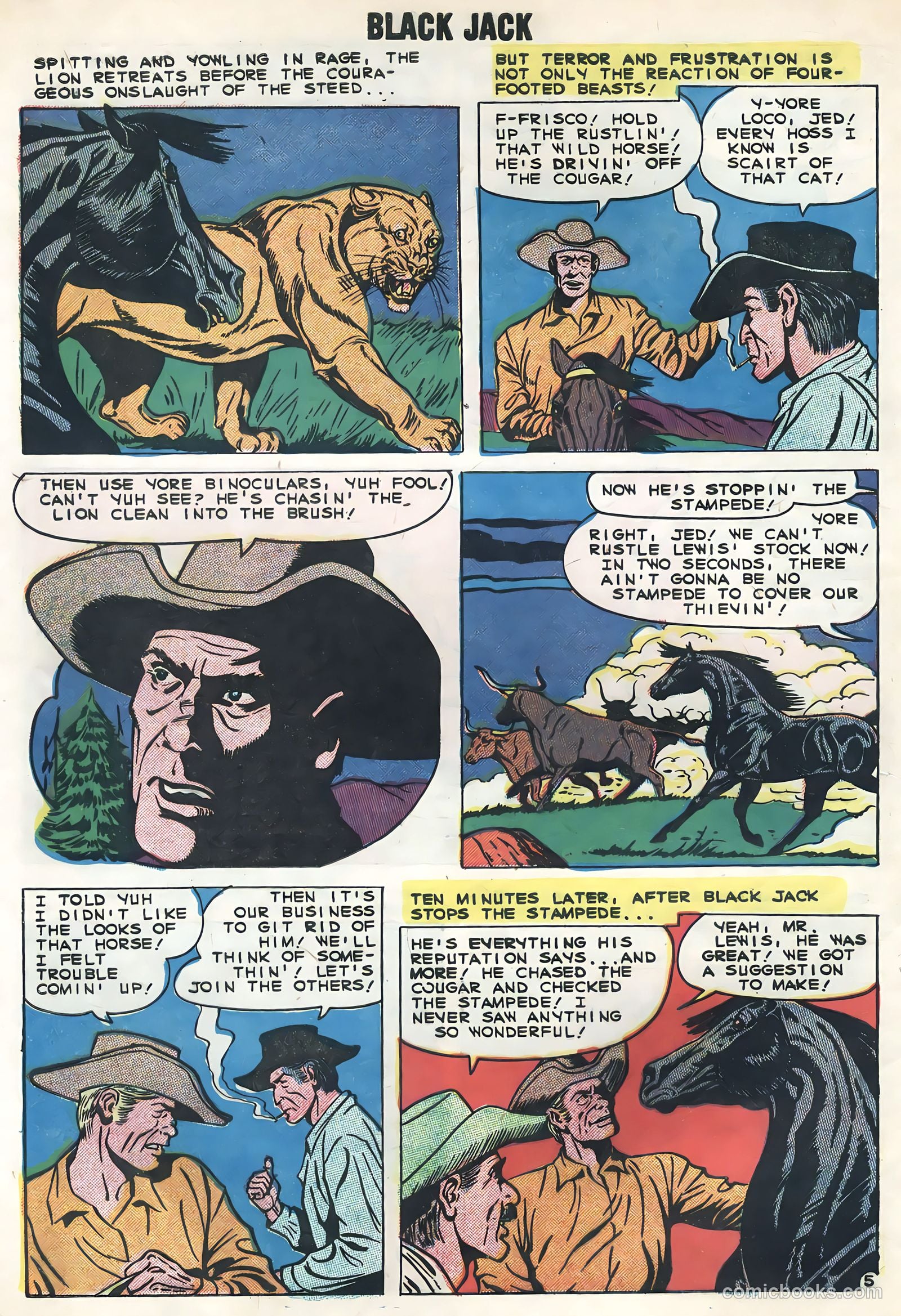 Rocky Lane's Black Jack #29 (1959) — page 8 of 36