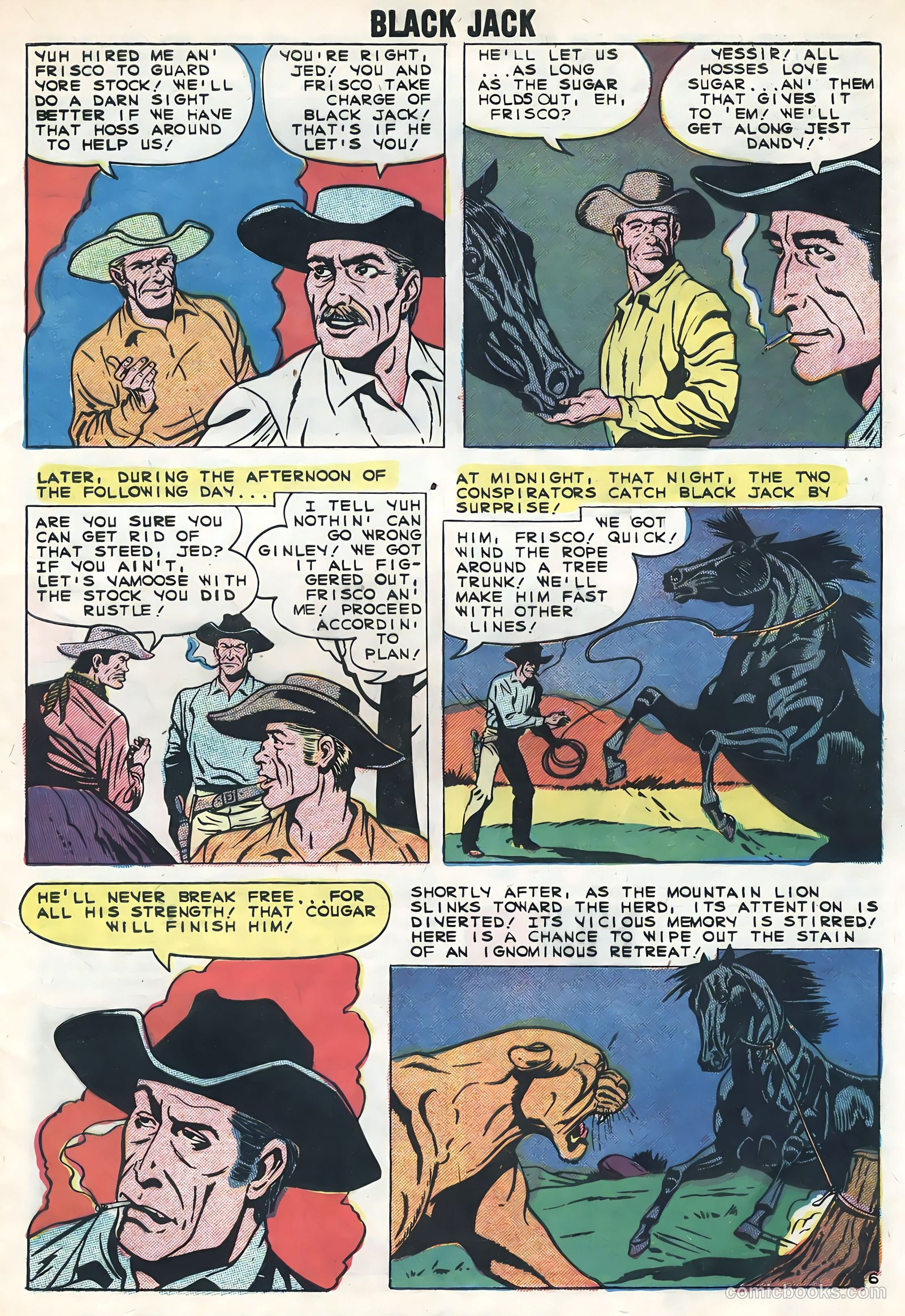 Rocky Lane's Black Jack #29 (1959) — page 9 of 36