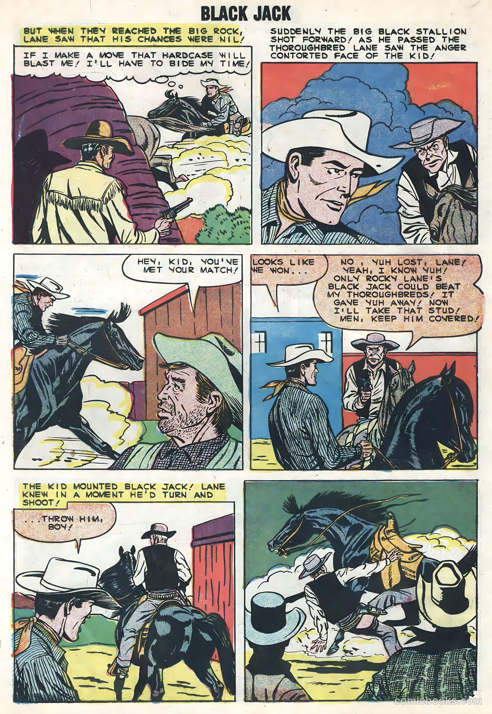 Rocky Lane's Black Jack #29 (1959) — page 18 of 36