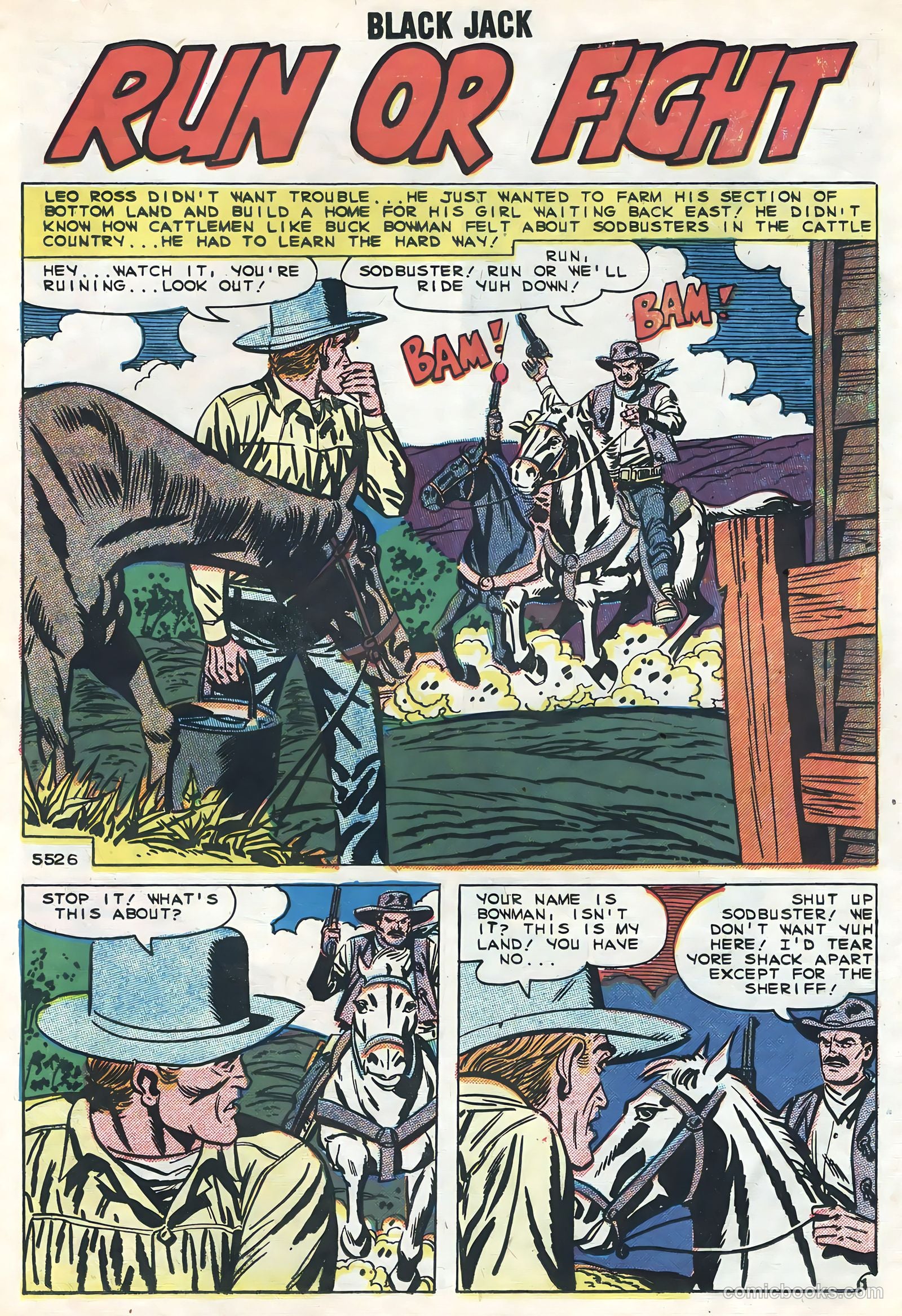 Rocky Lane's Black Jack #29 (1959) — page 23 of 36