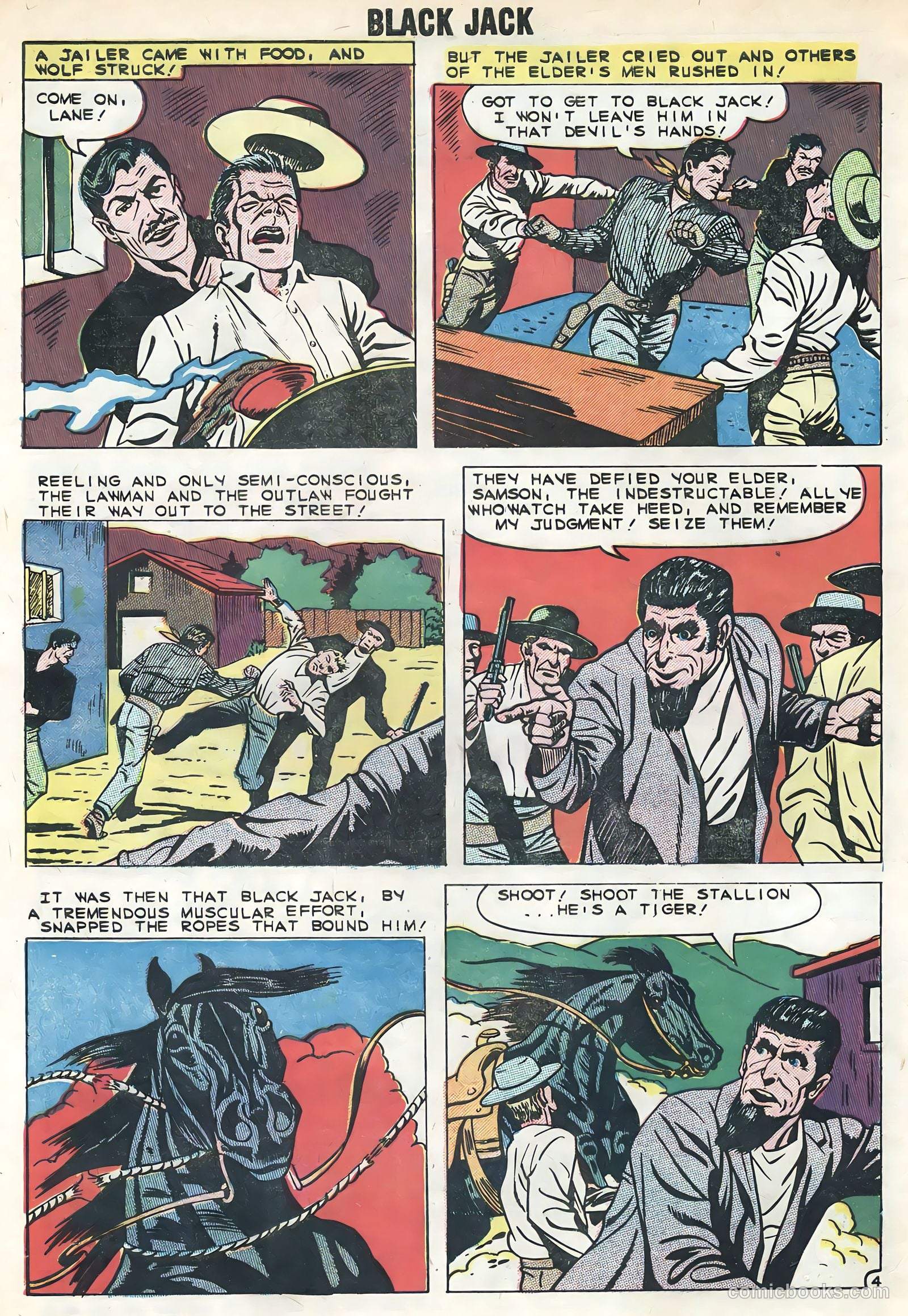 Rocky Lane's Black Jack #29 (1959) — page 32 of 36