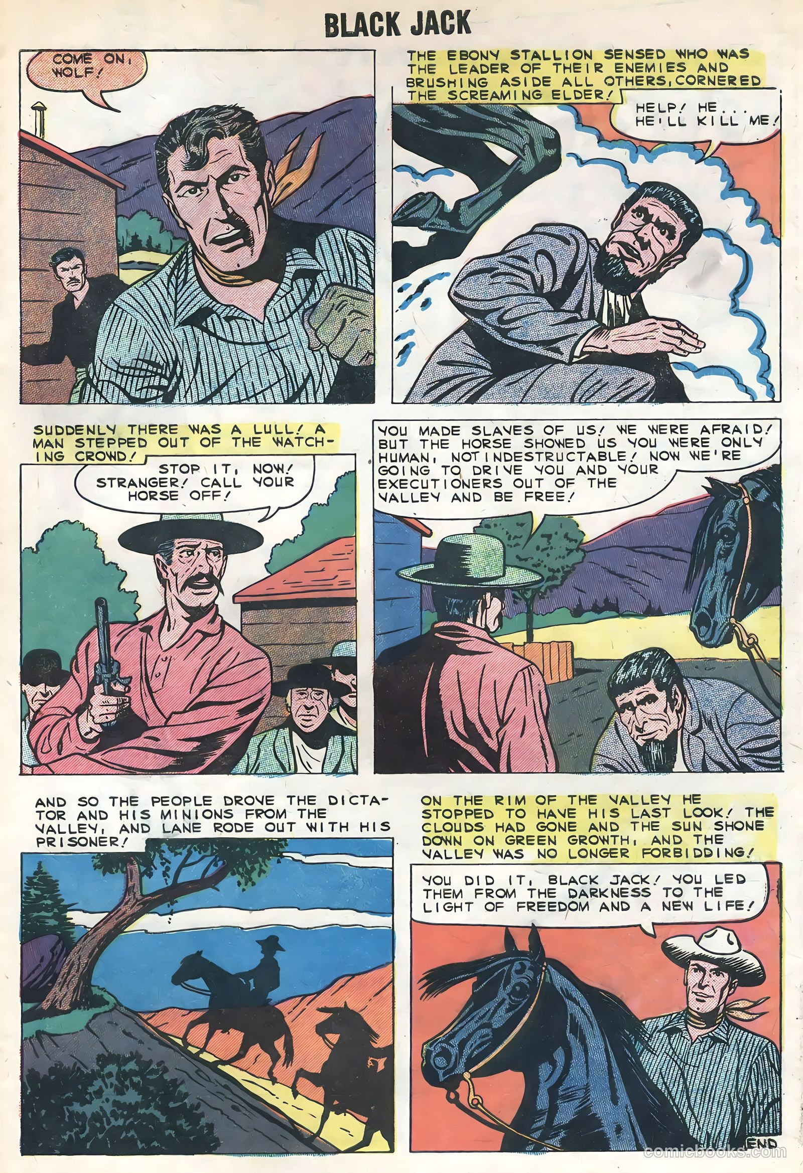 Rocky Lane's Black Jack #29 (1959) — page 33 of 36