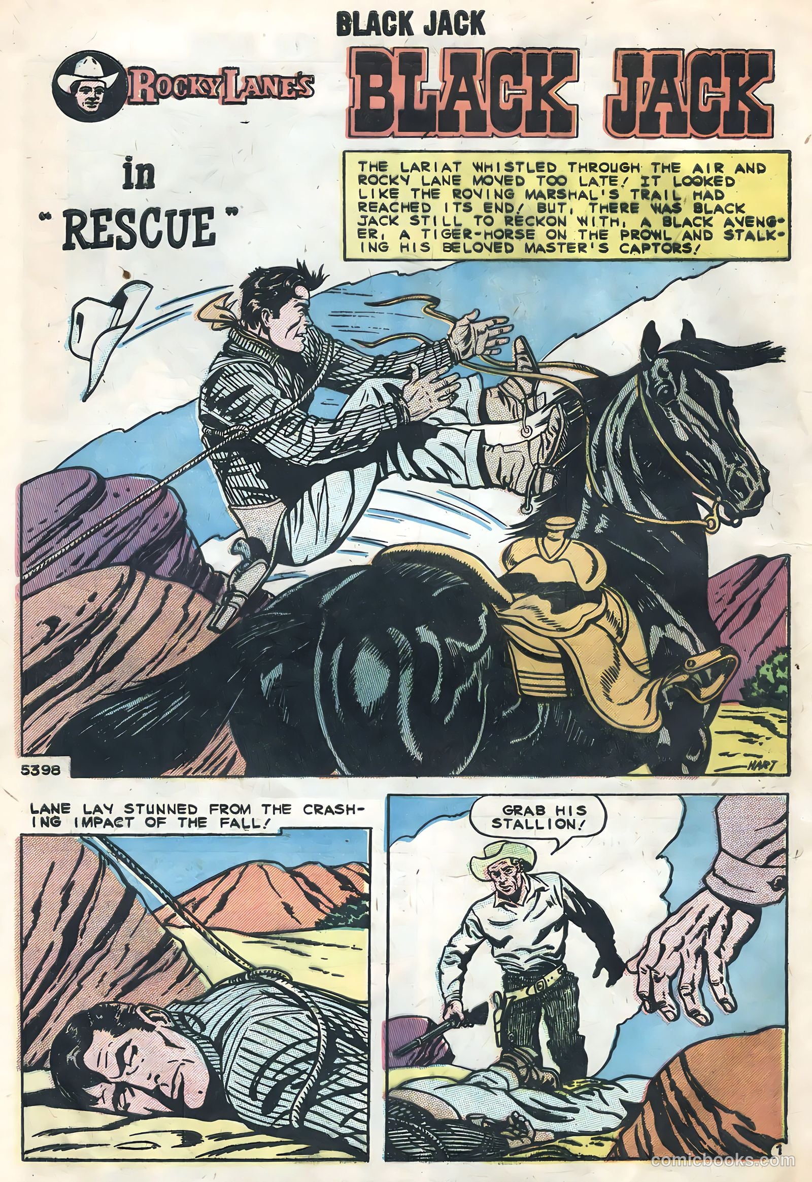 Rocky Lane's Black Jack #30 (1959) — page 28 of 36