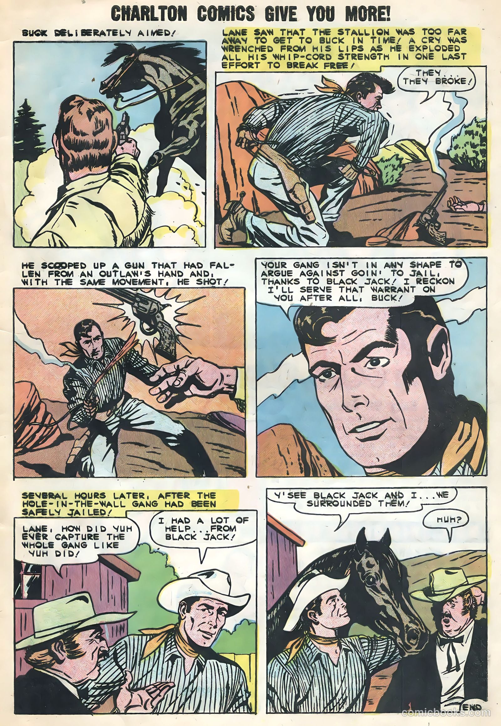 Rocky Lane's Black Jack #30 (1959) — page 33 of 36