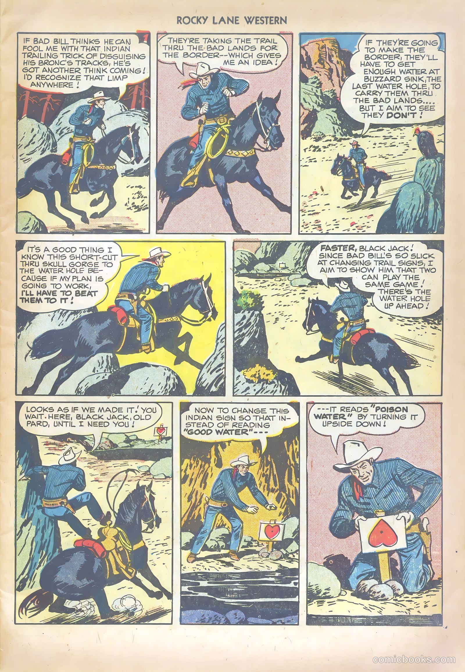 Rocky Lane Western #10 (1950) — page 11 of 36