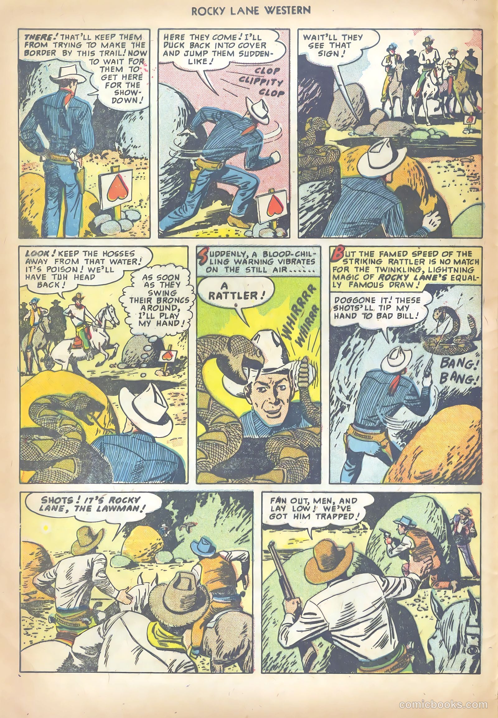 Rocky Lane Western #10 (1950) — page 12 of 36