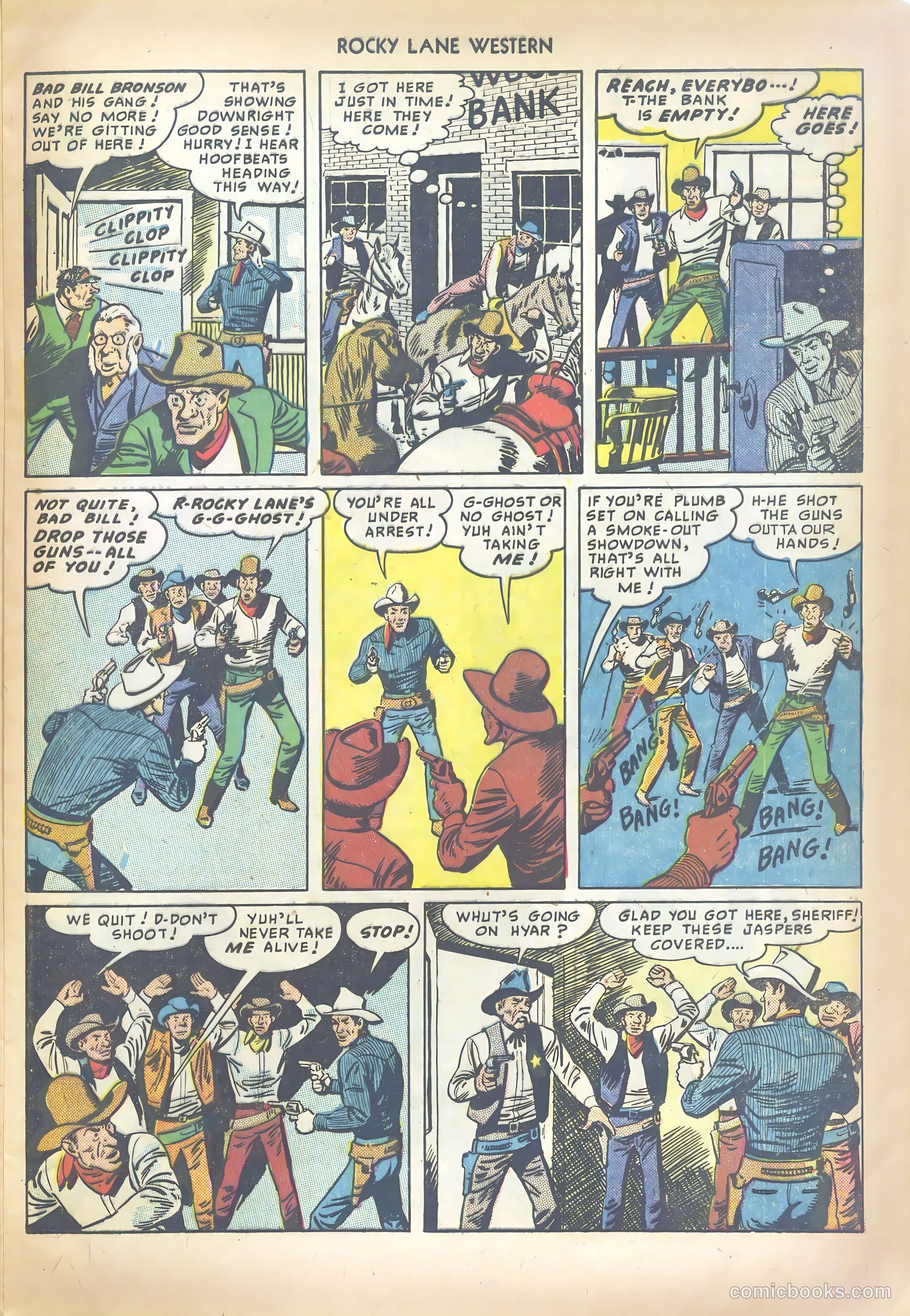 Rocky Lane Western #10 (1950) — page 17 of 36