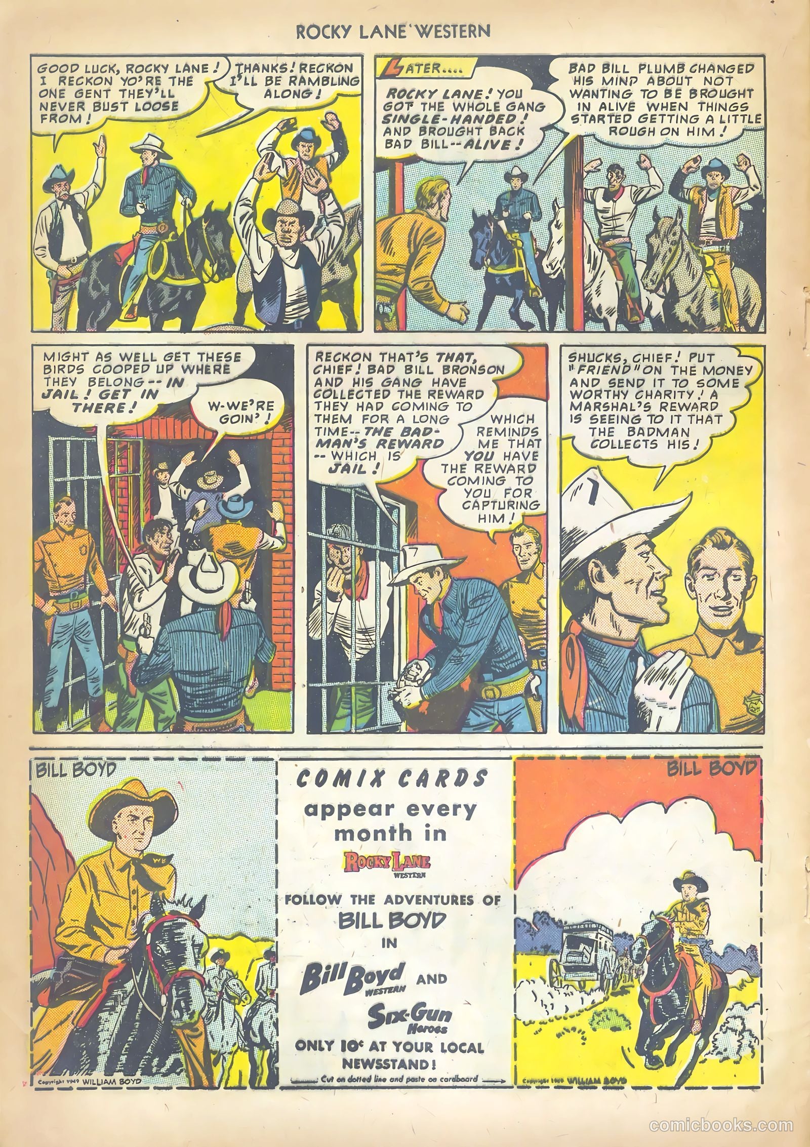 Rocky Lane Western #10 (1950) — page 20 of 36