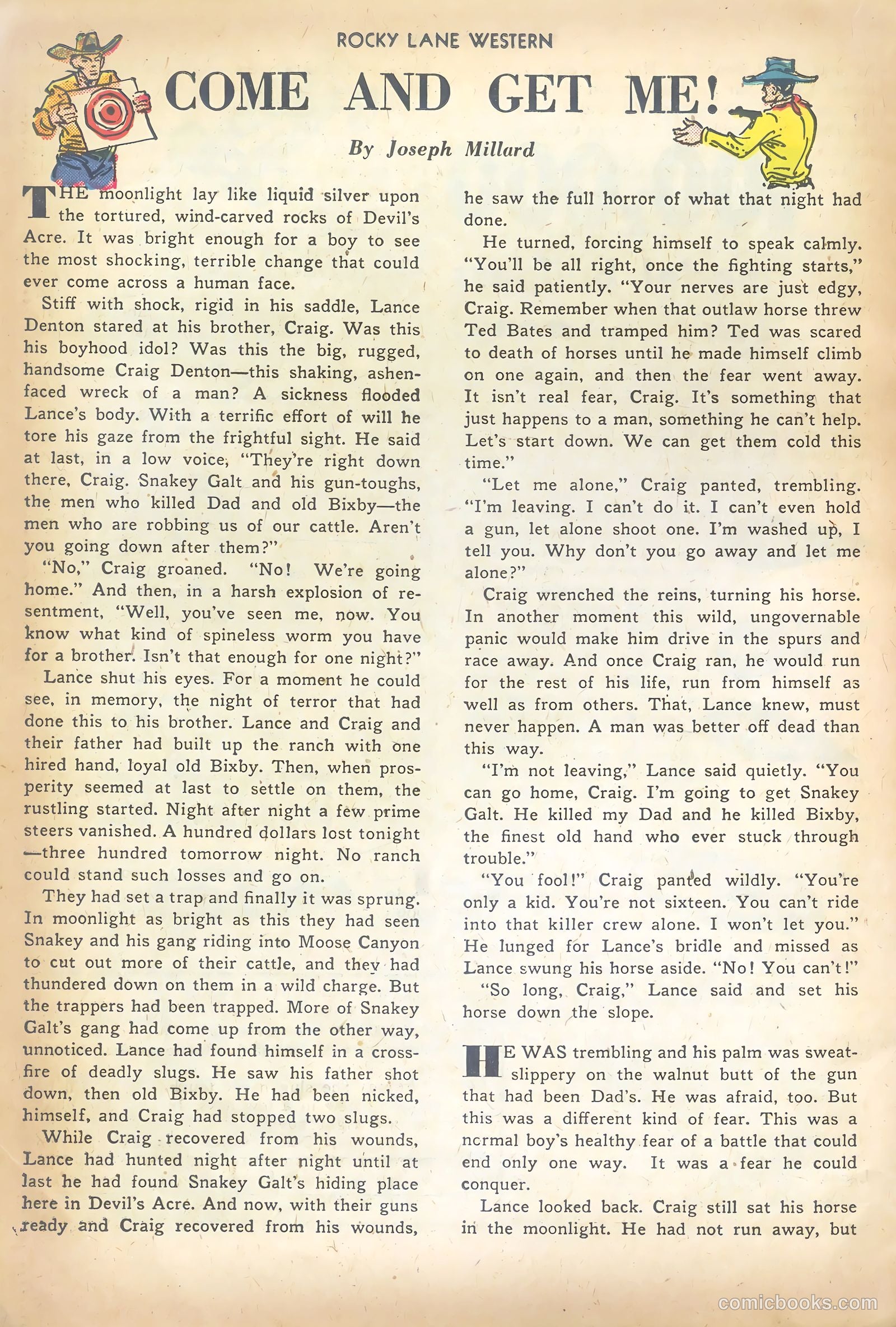 Rocky Lane Western #10 (1950) — page 22 of 36