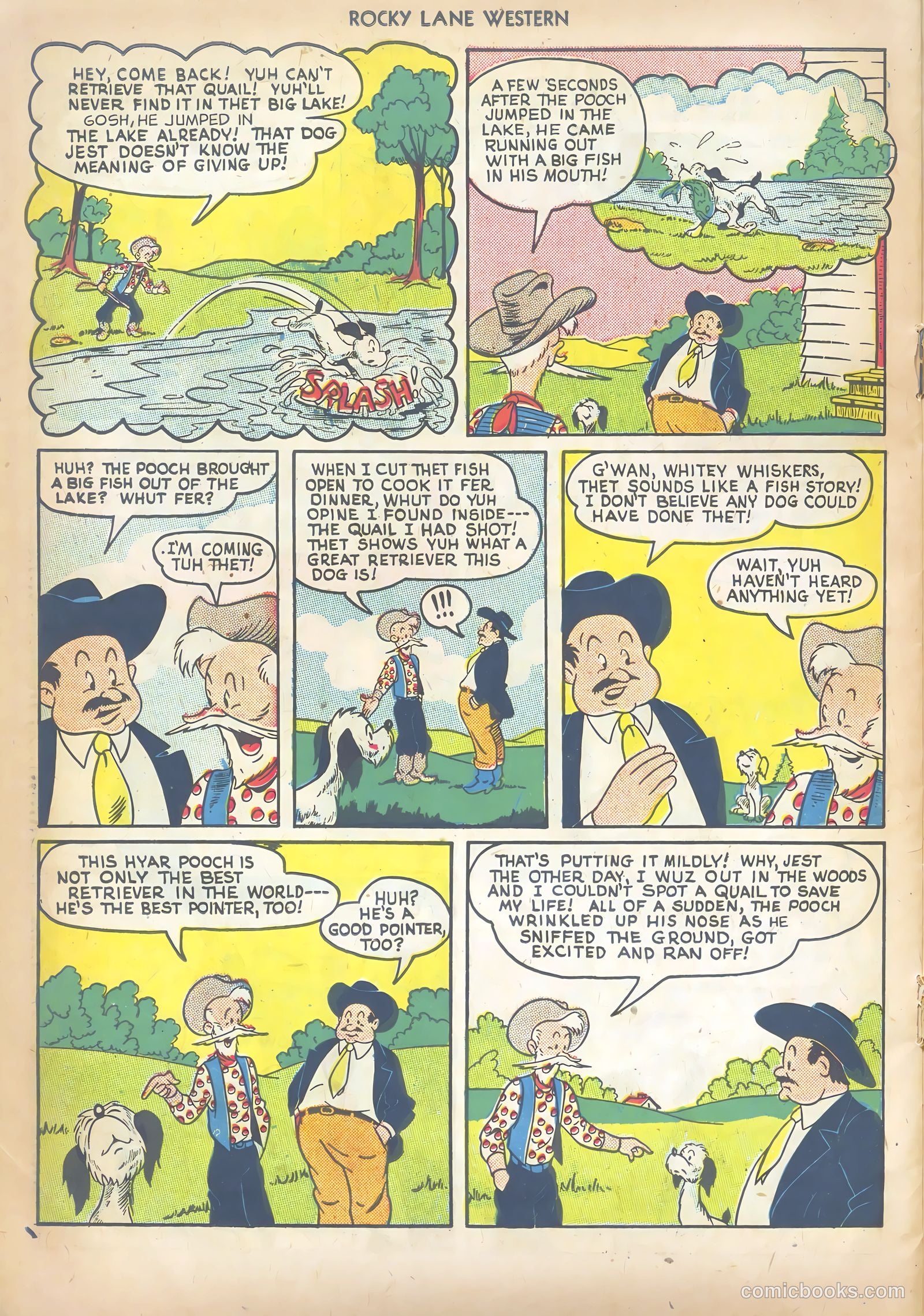 Rocky Lane Western #10 (1950) — page 26 of 36