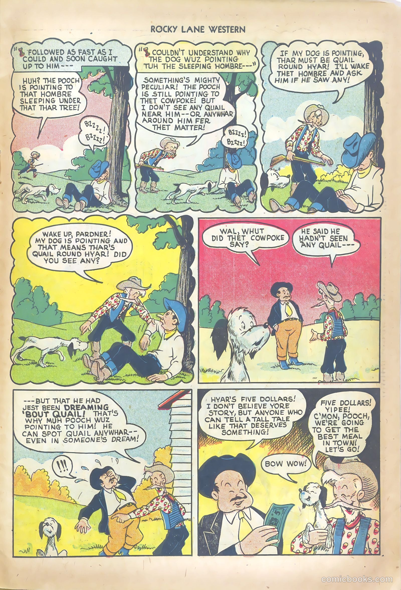 Rocky Lane Western #10 (1950) — page 27 of 36