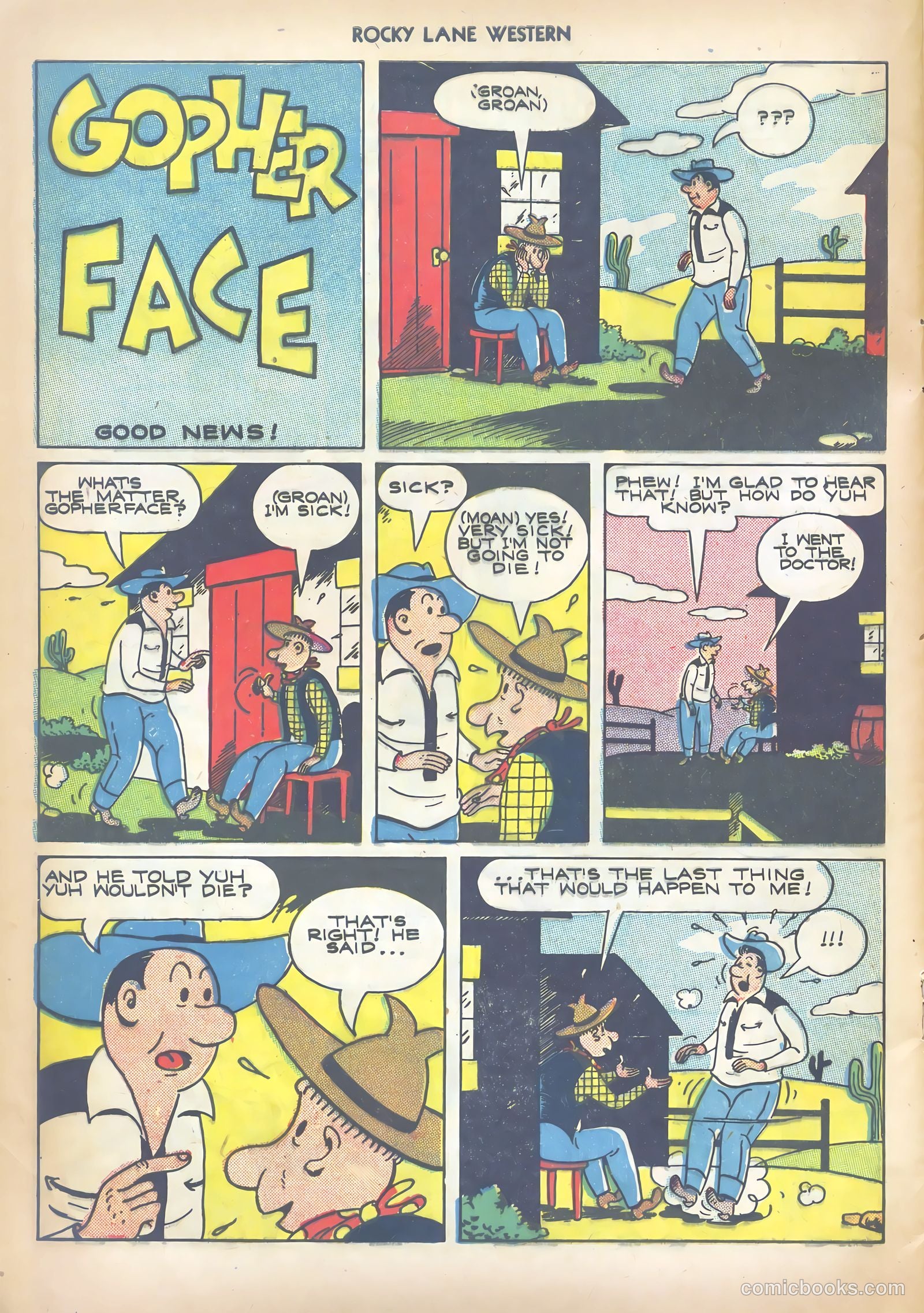 Rocky Lane Western #10 (1950) — page 28 of 36