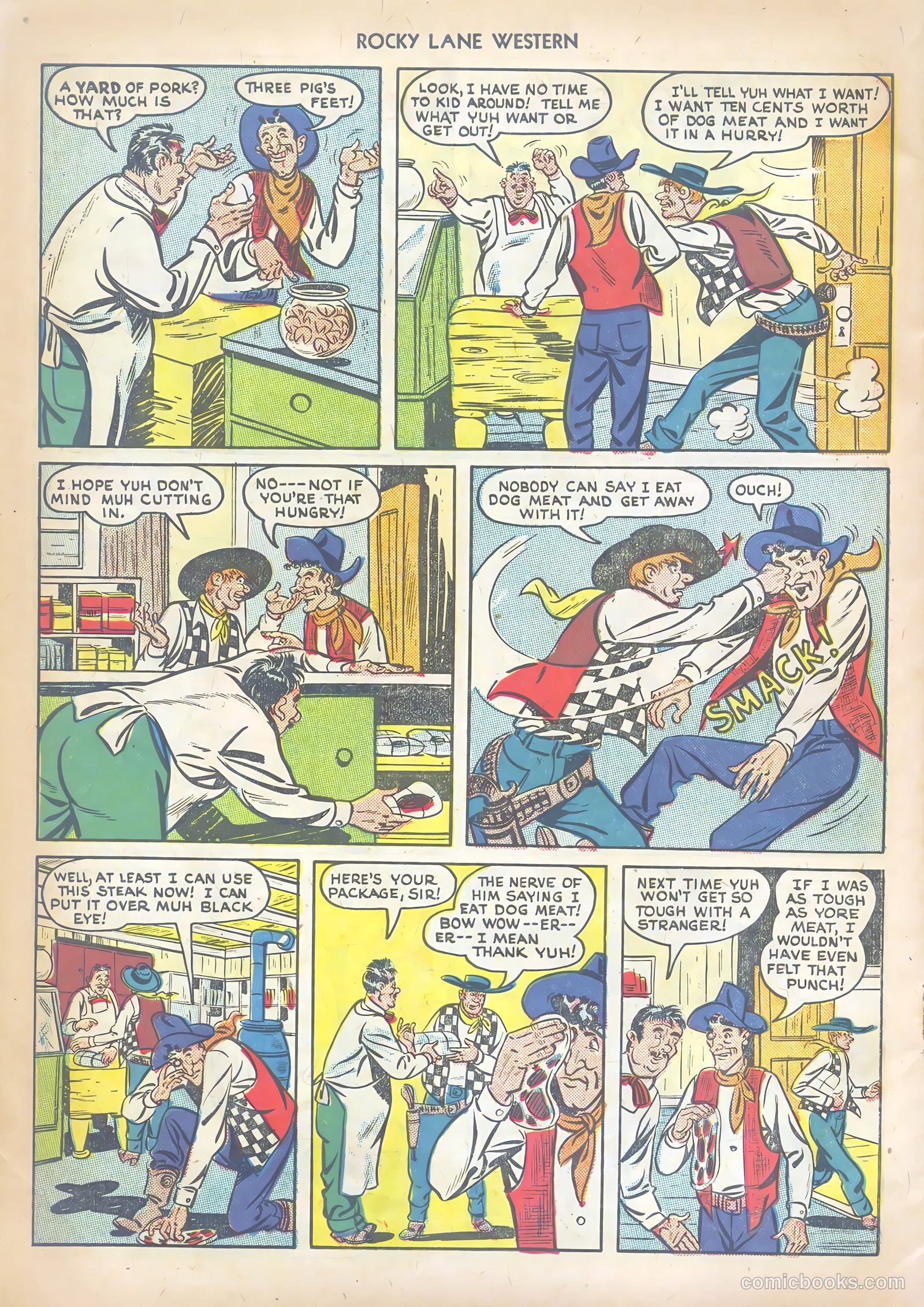 Rocky Lane Western #10 (1950) — page 30 of 36