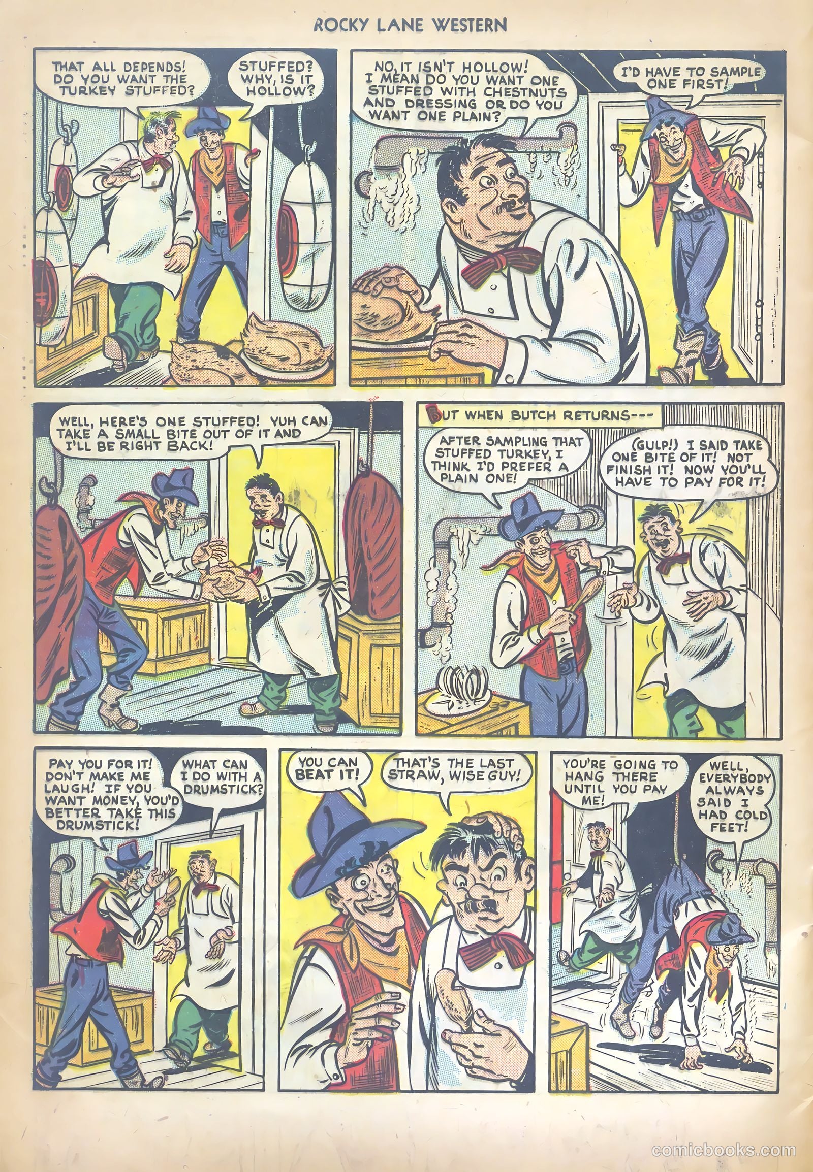 Rocky Lane Western #10 (1950) — page 32 of 36