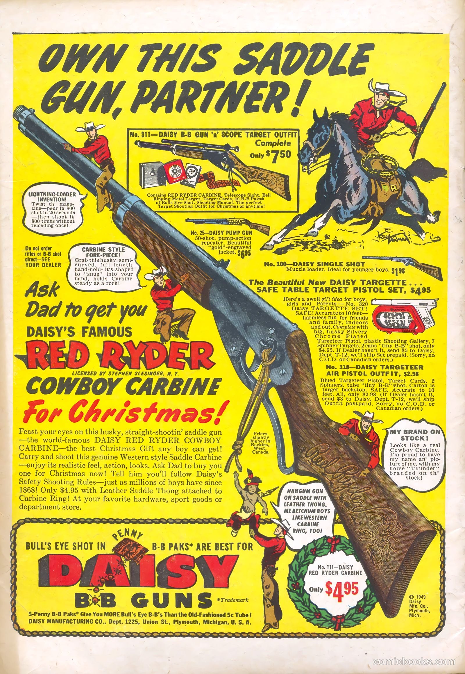 Rocky Lane Western #10 (1950) — page 36 of 36