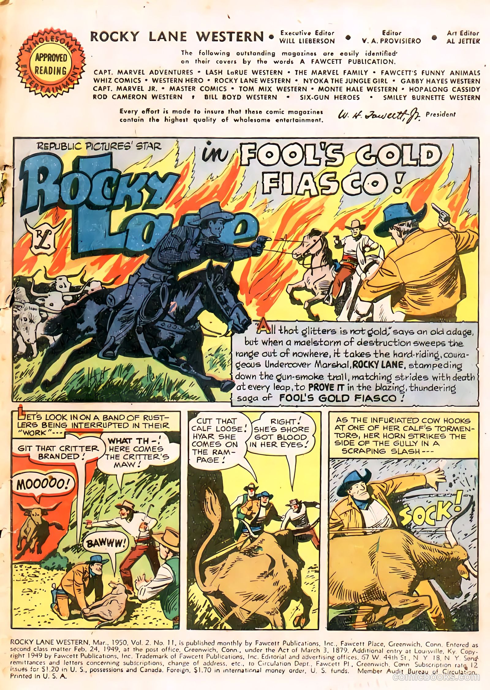Rocky Lane Western #11 (1950) — page 2 of 50