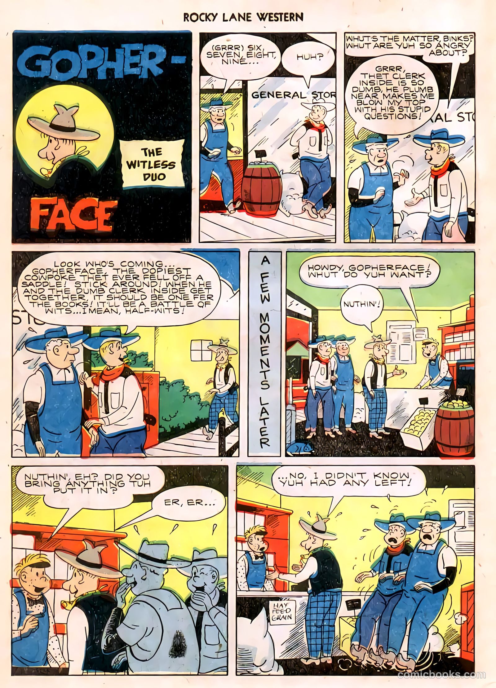 Rocky Lane Western #11 (1950) — page 13 of 50