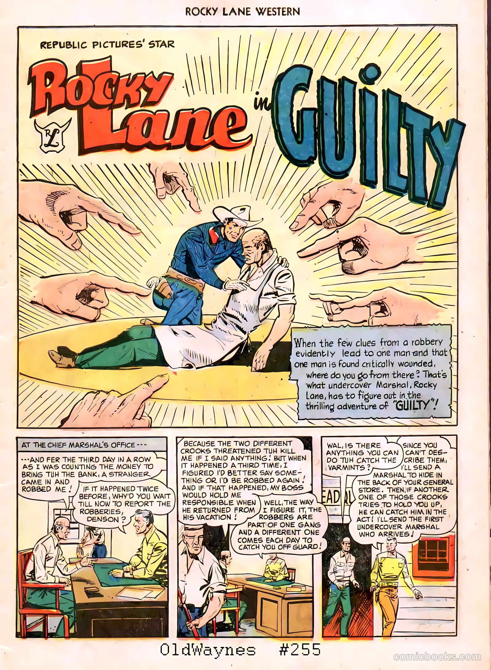 Rocky Lane Western #11 (1950) — page 14 of 50