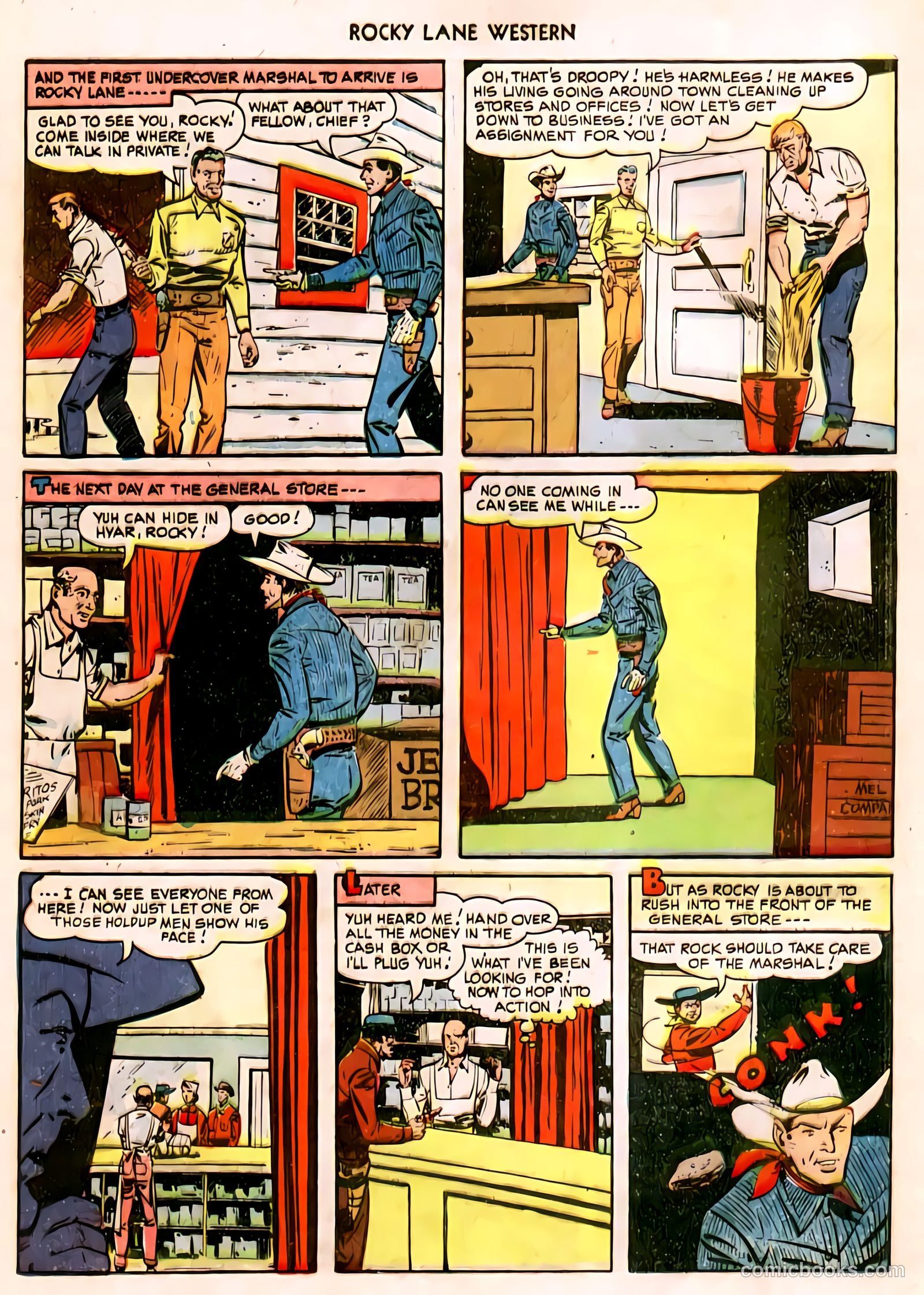 Rocky Lane Western #11 (1950) — page 15 of 50
