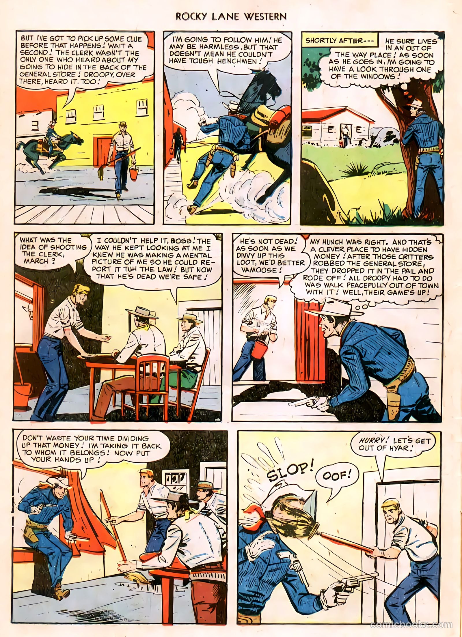 Rocky Lane Western #11 (1950) — page 17 of 50