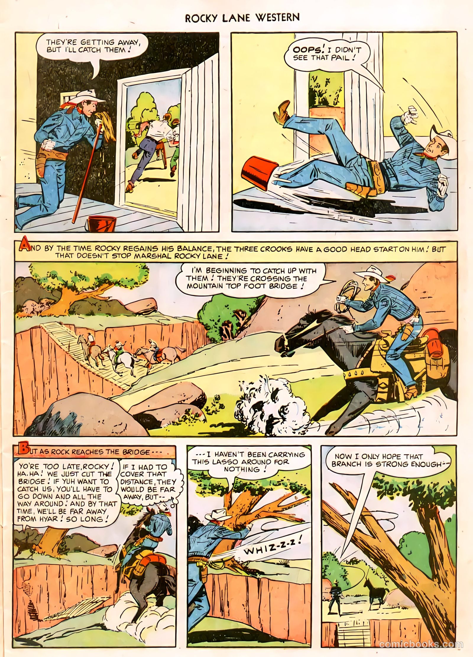 Rocky Lane Western #11 (1950) — page 18 of 50