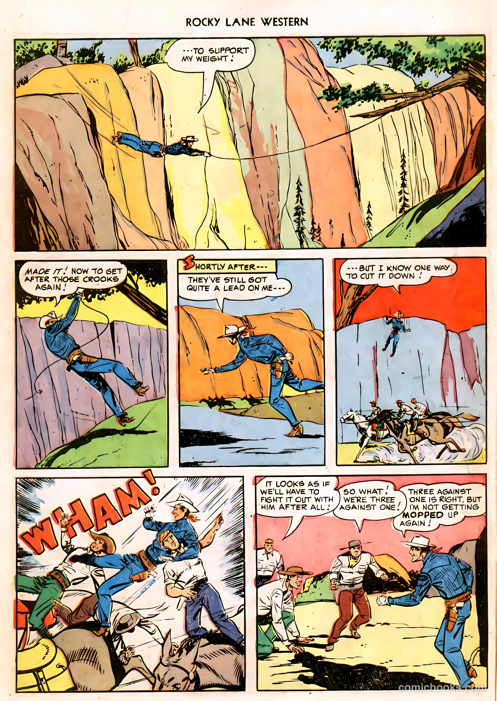 Rocky Lane Western #11 (1950) — page 19 of 50