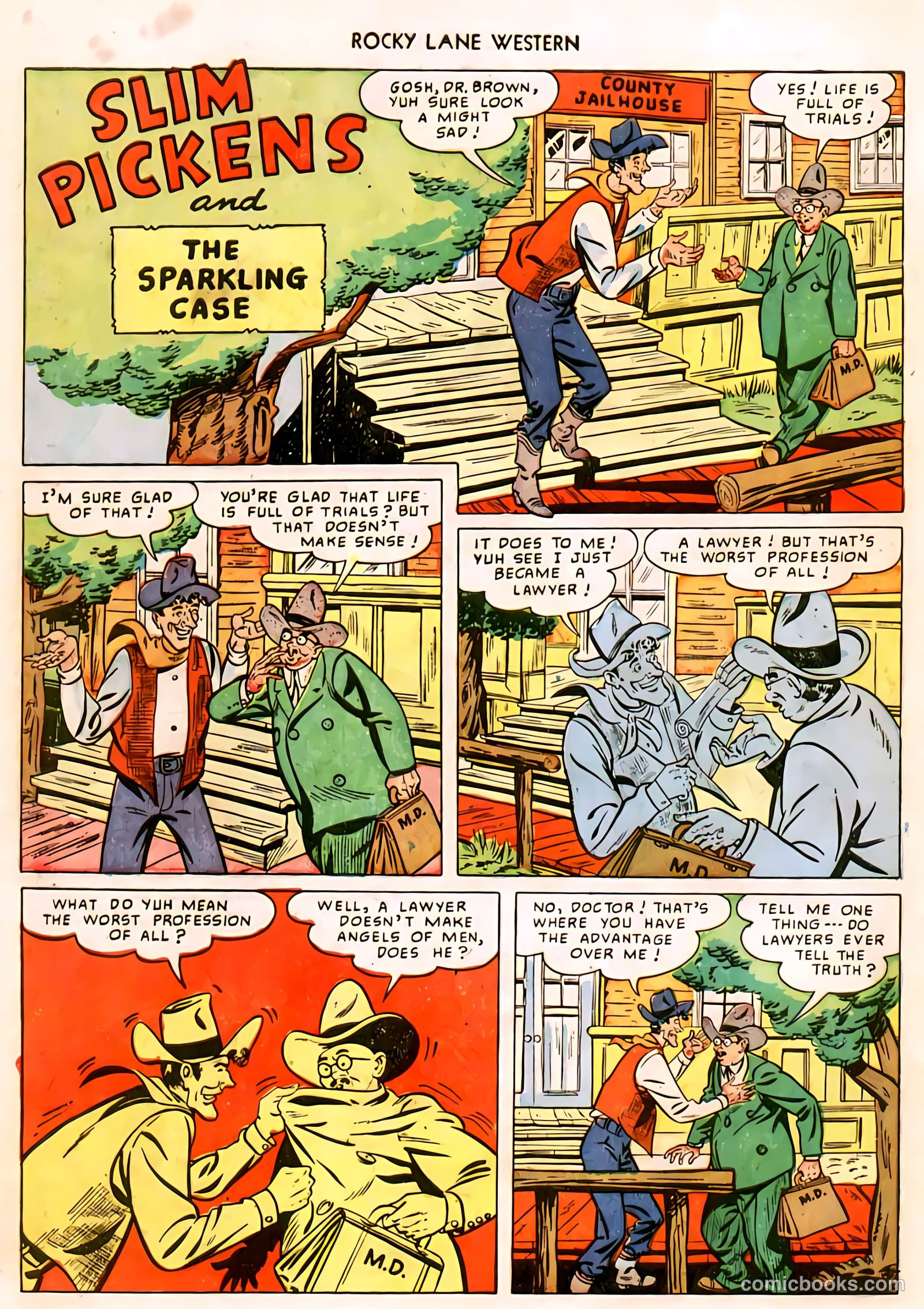 Rocky Lane Western #11 (1950) — page 21 of 50