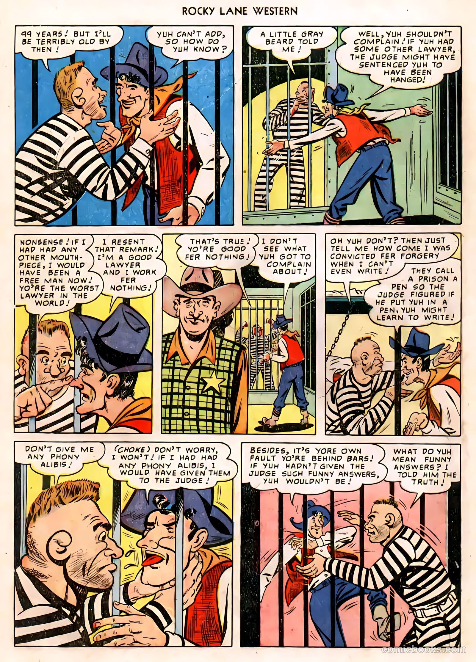 Rocky Lane Western #11 (1950) — page 23 of 50