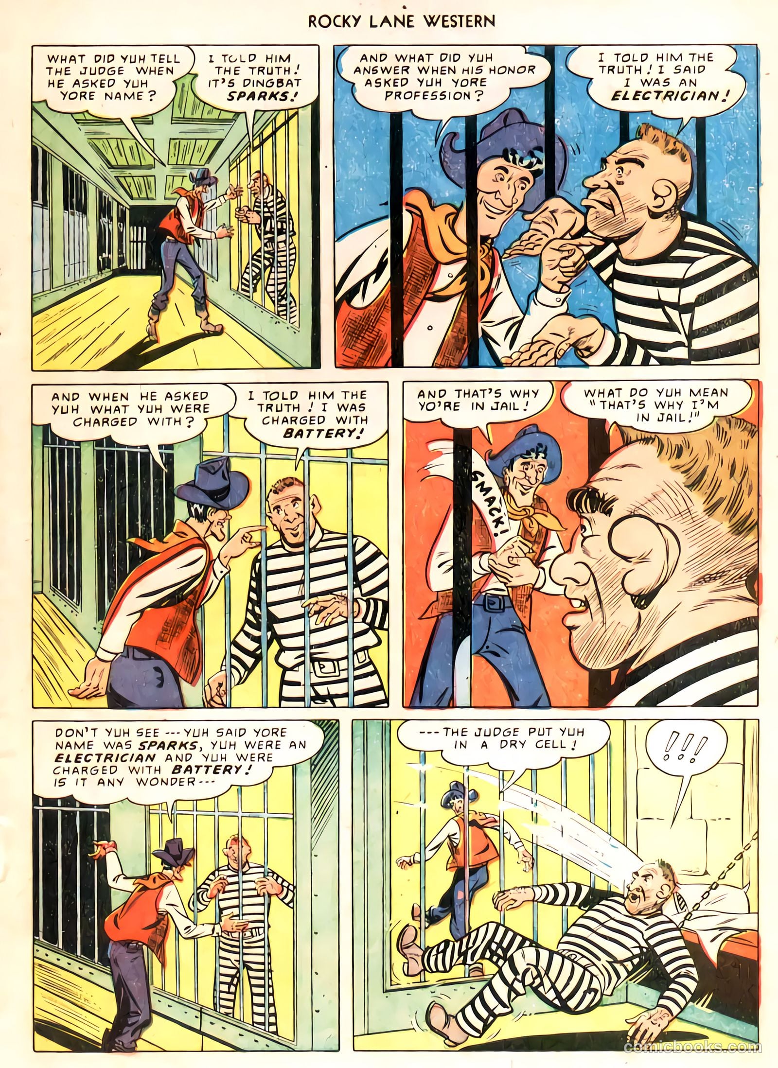 Rocky Lane Western #11 (1950) — page 24 of 50