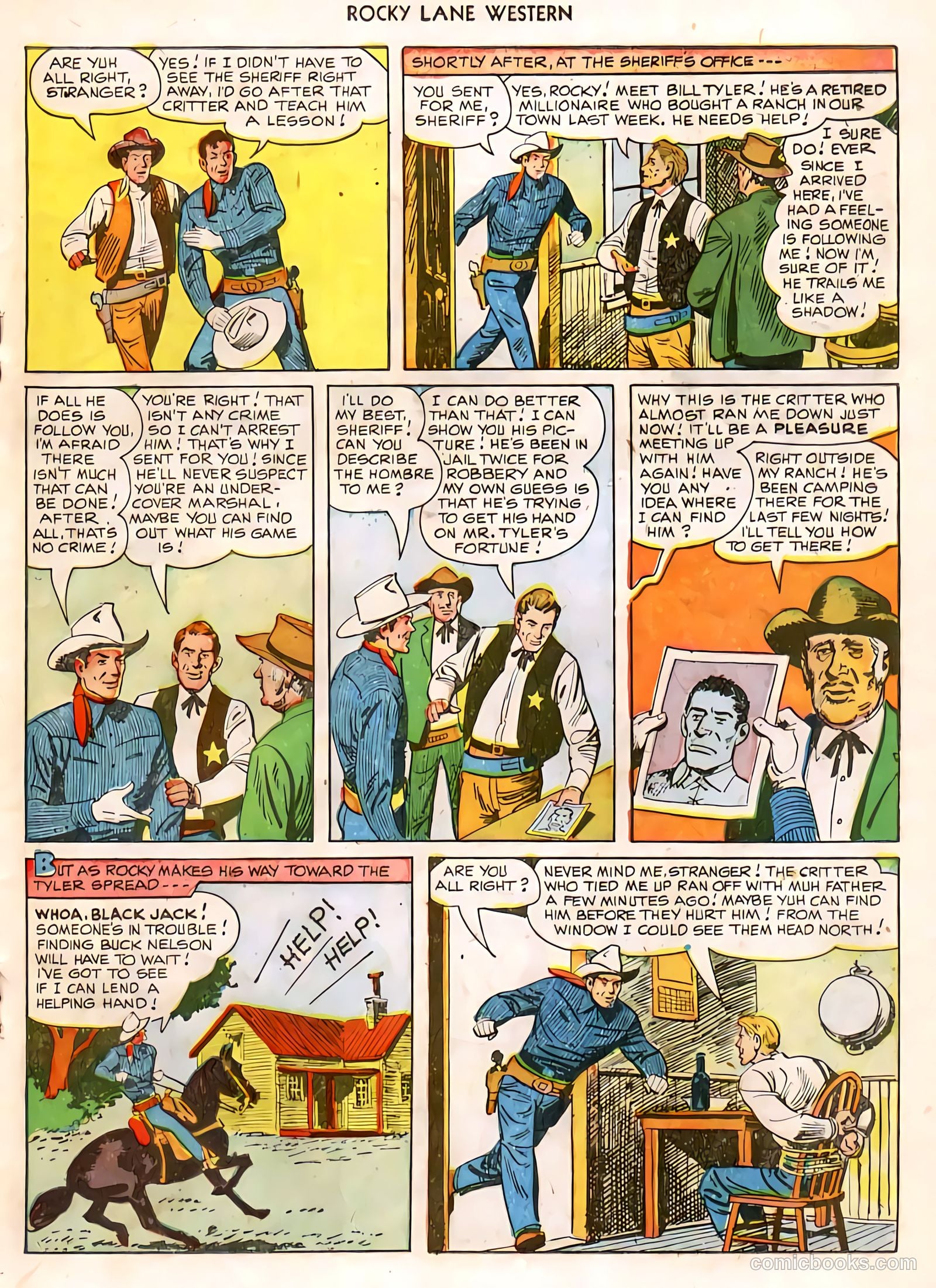 Rocky Lane Western #11 (1950) — page 26 of 50