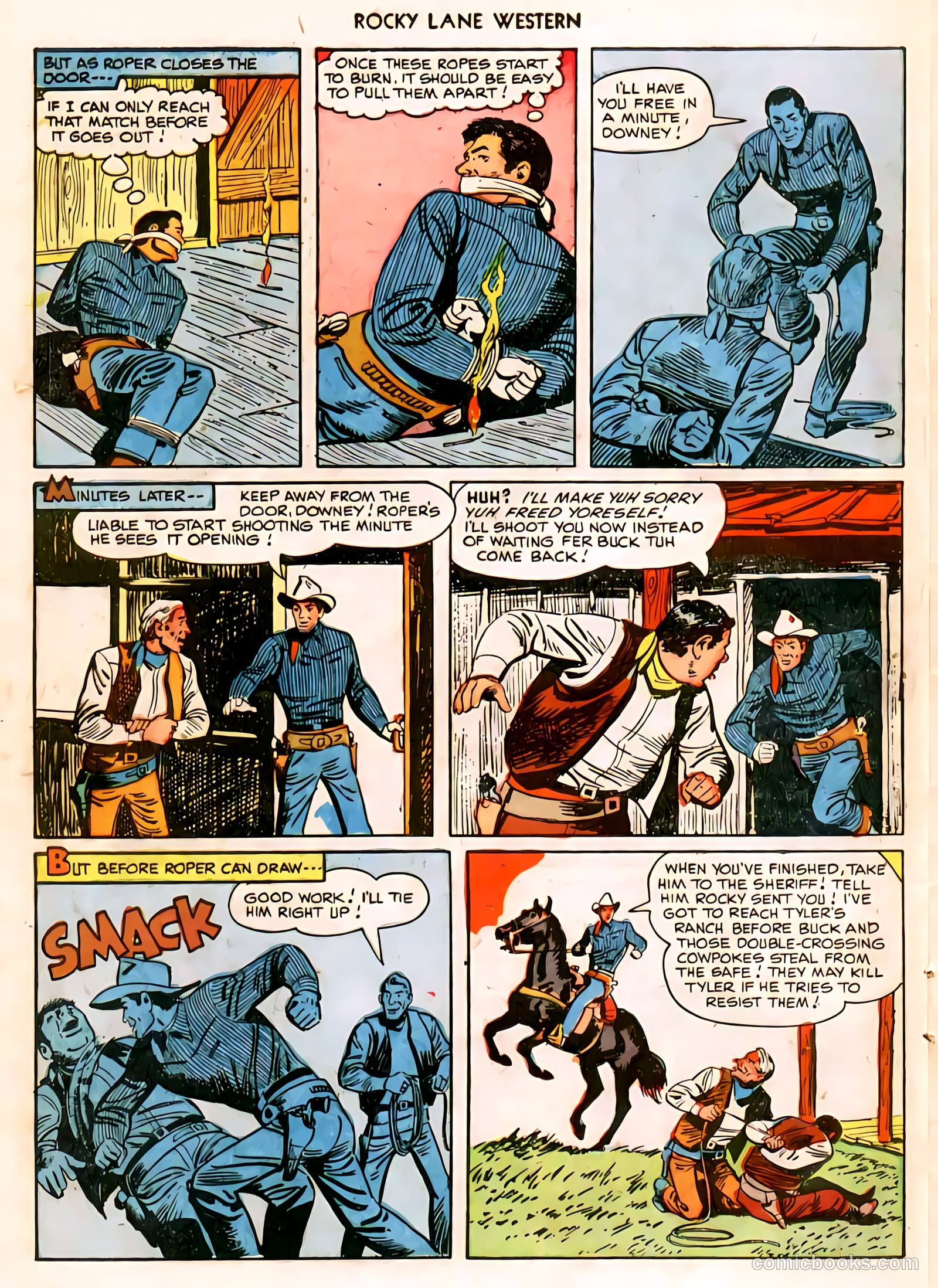 Rocky Lane Western #11 (1950) — page 29 of 50