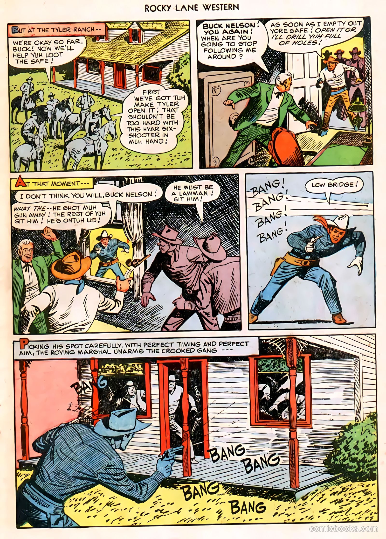 Rocky Lane Western #11 (1950) — page 30 of 50
