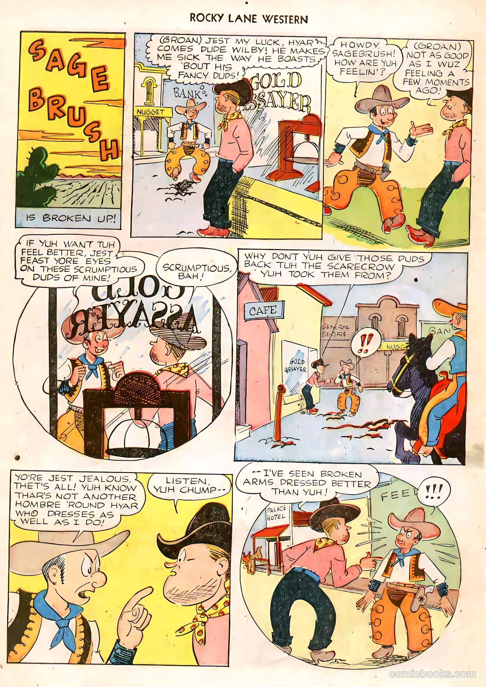 Rocky Lane Western #11 (1950) — page 33 of 50