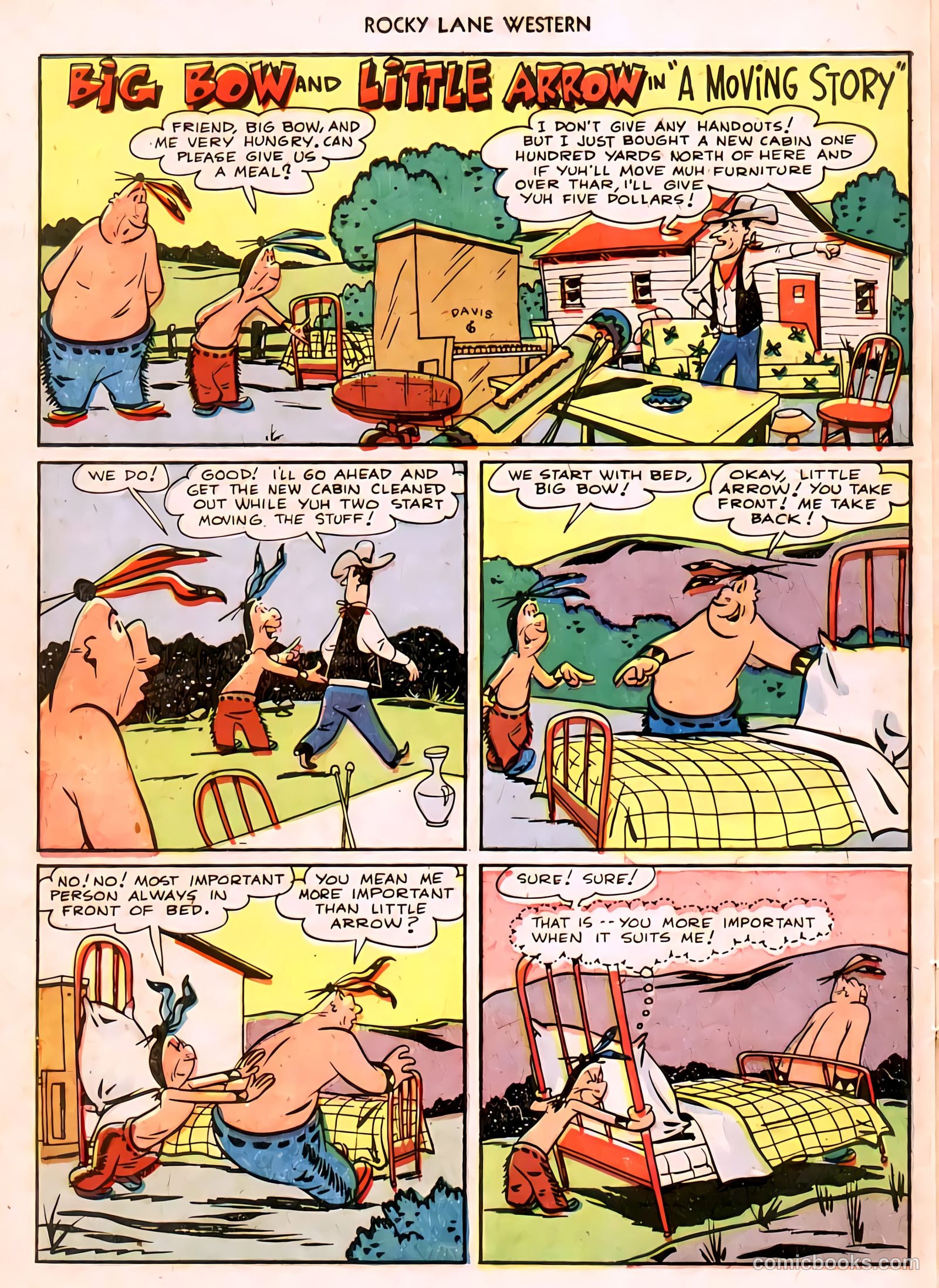 Rocky Lane Western #11 (1950) — page 37 of 50