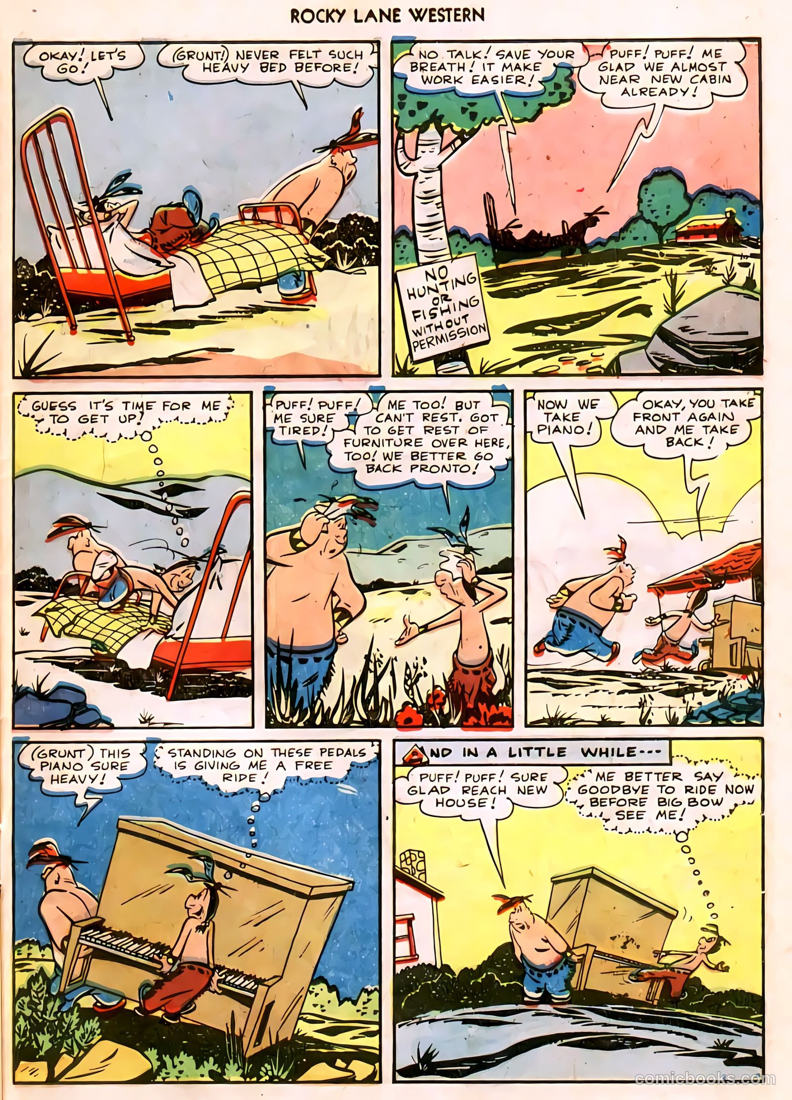Rocky Lane Western #11 (1950) — page 38 of 50