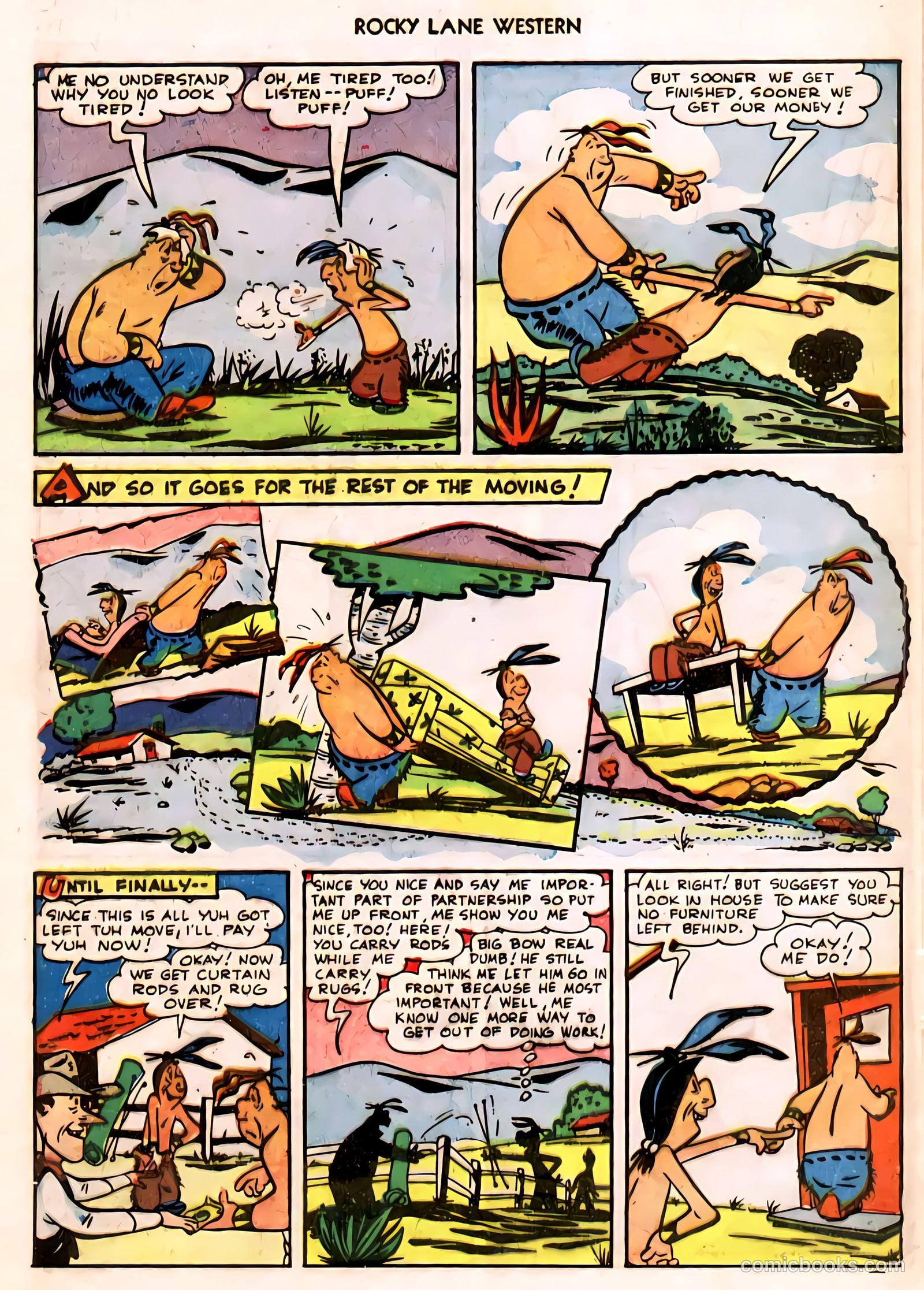 Rocky Lane Western #11 (1950) — page 39 of 50