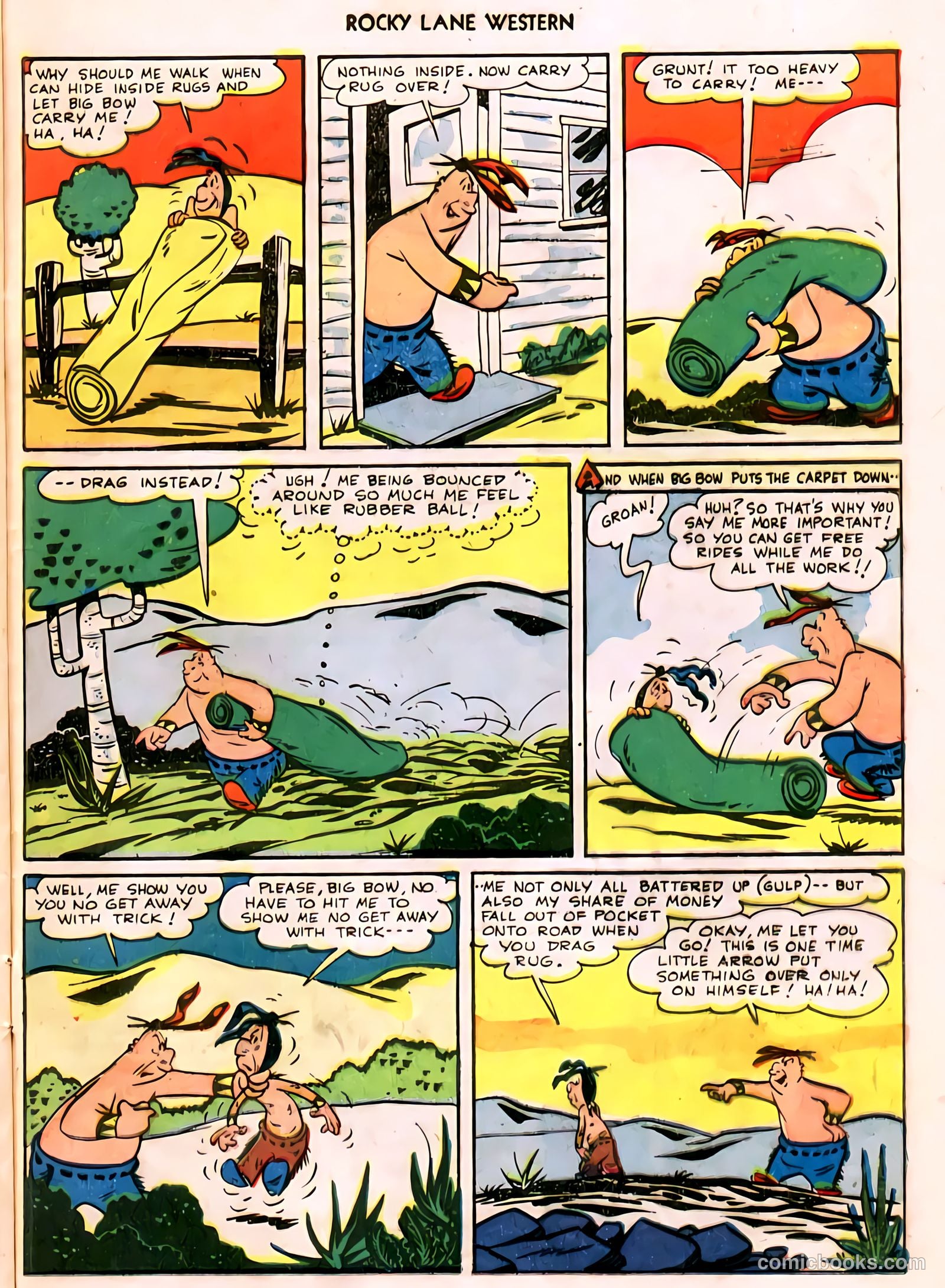 Rocky Lane Western #11 (1950) — page 40 of 50