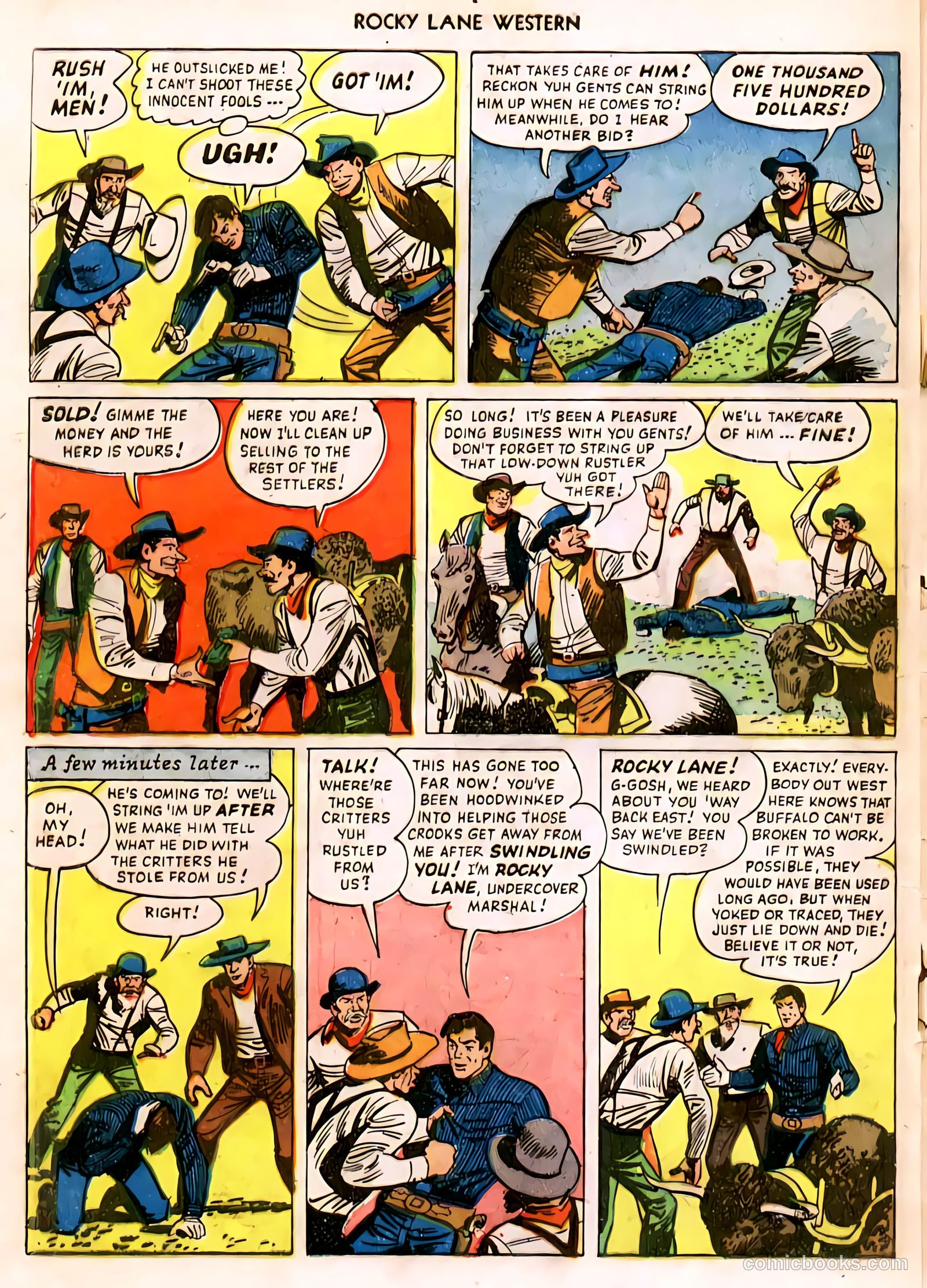 Rocky Lane Western #11 (1950) — page 47 of 50