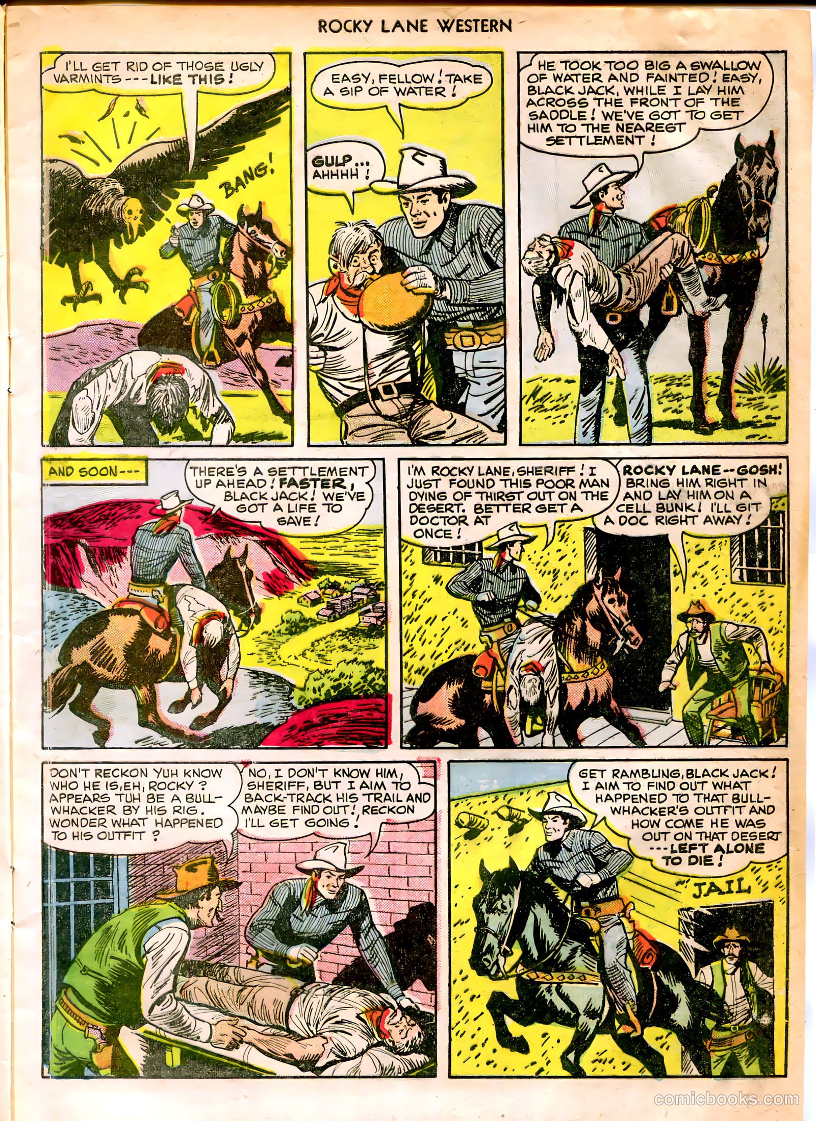 Rocky Lane Western #12 (1950) — page 5 of 52