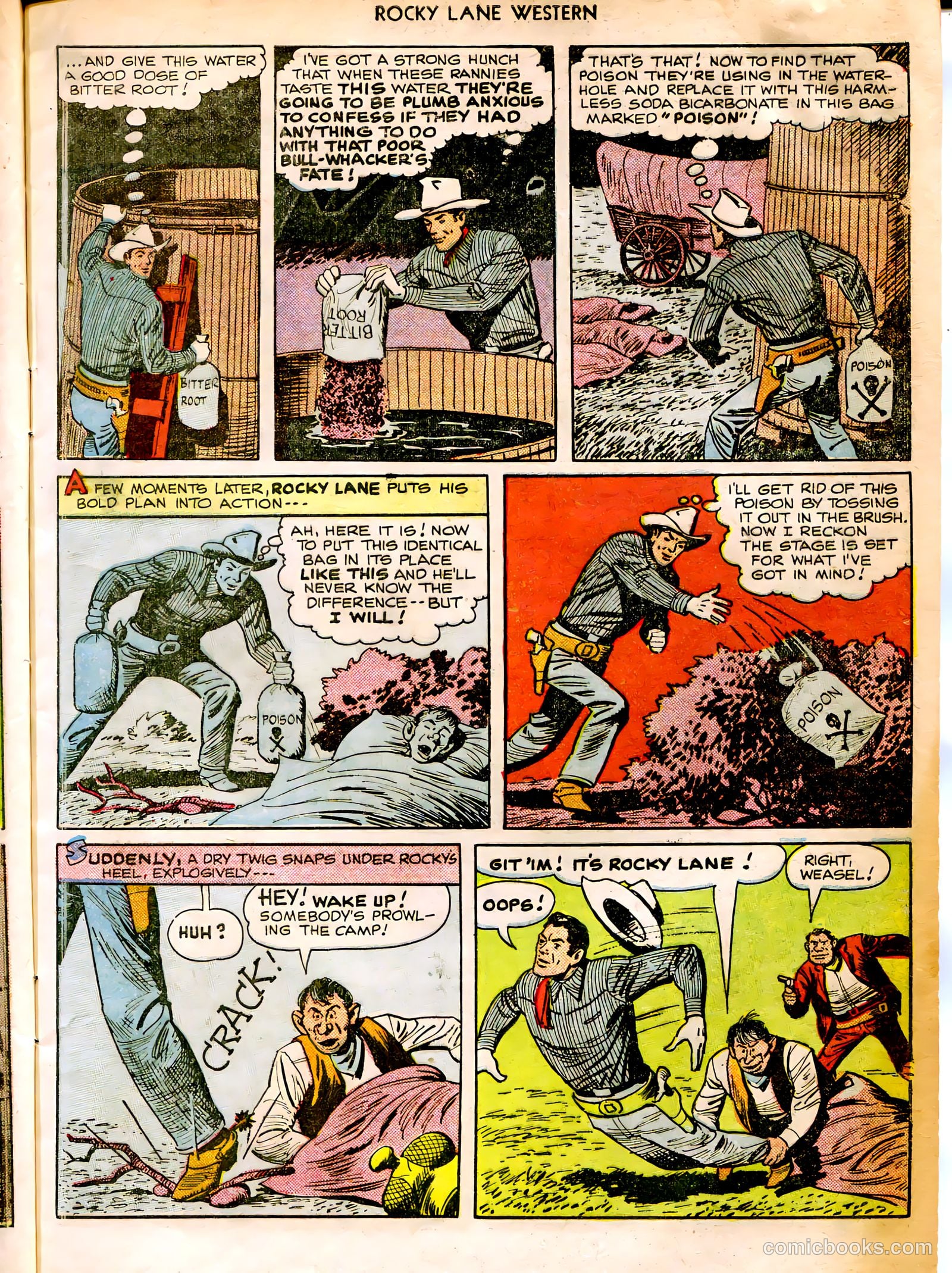 Rocky Lane Western #12 (1950) — page 9 of 52