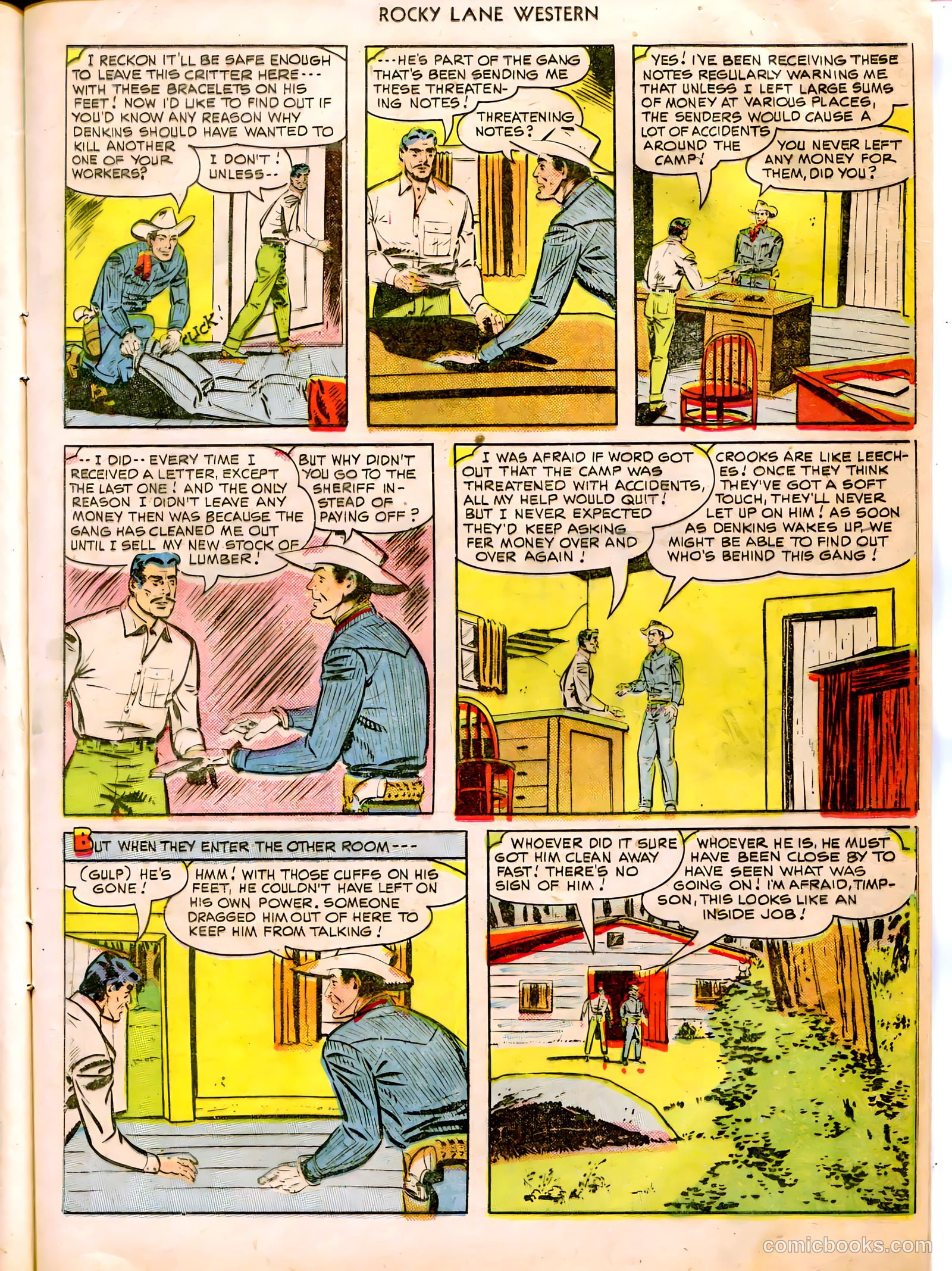 Rocky Lane Western #12 (1950) — page 17 of 52