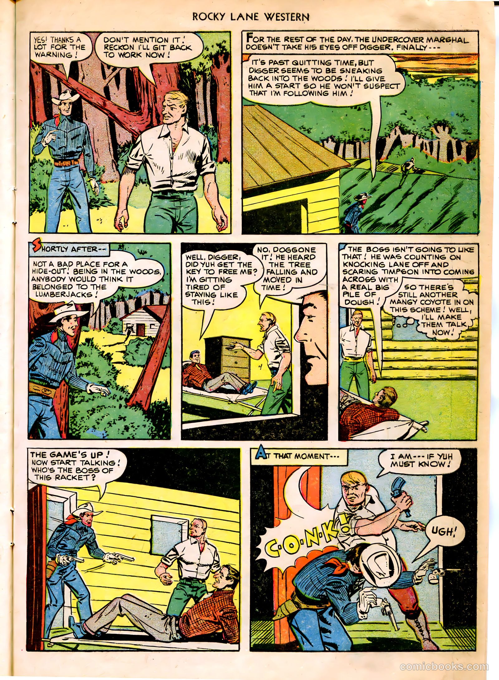 Rocky Lane Western #12 (1950) — page 19 of 52