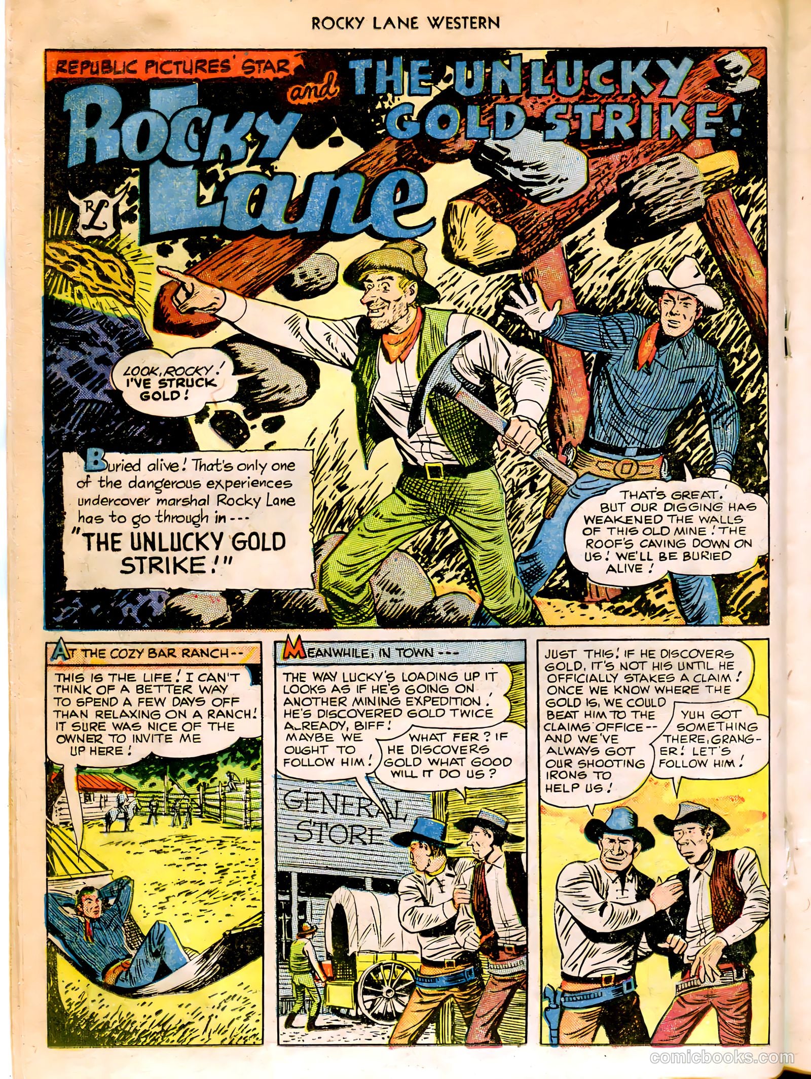 Rocky Lane Western #12 (1950) — page 26 of 52