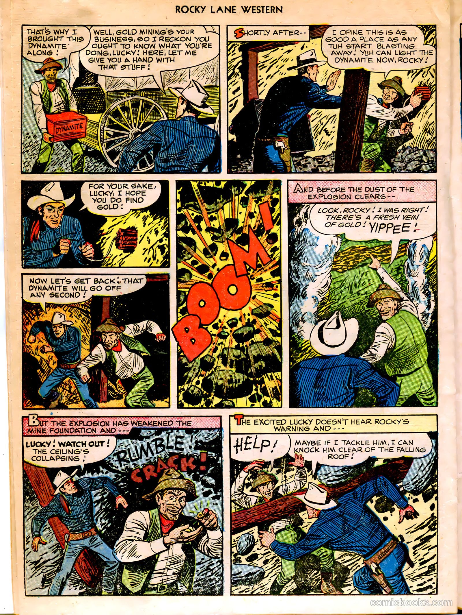 Rocky Lane Western #12 (1950) — page 28 of 52
