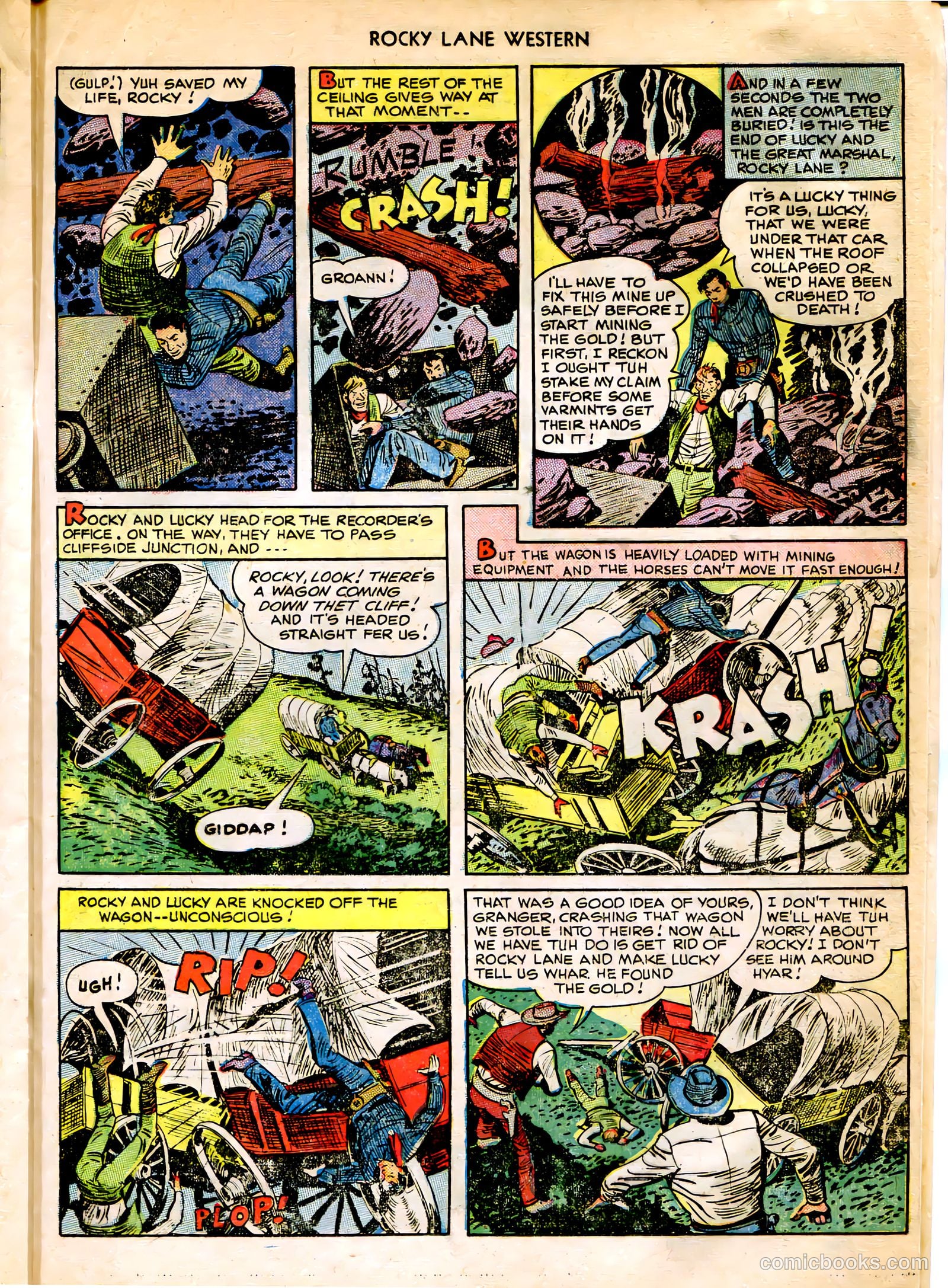 Rocky Lane Western #12 (1950) — page 29 of 52