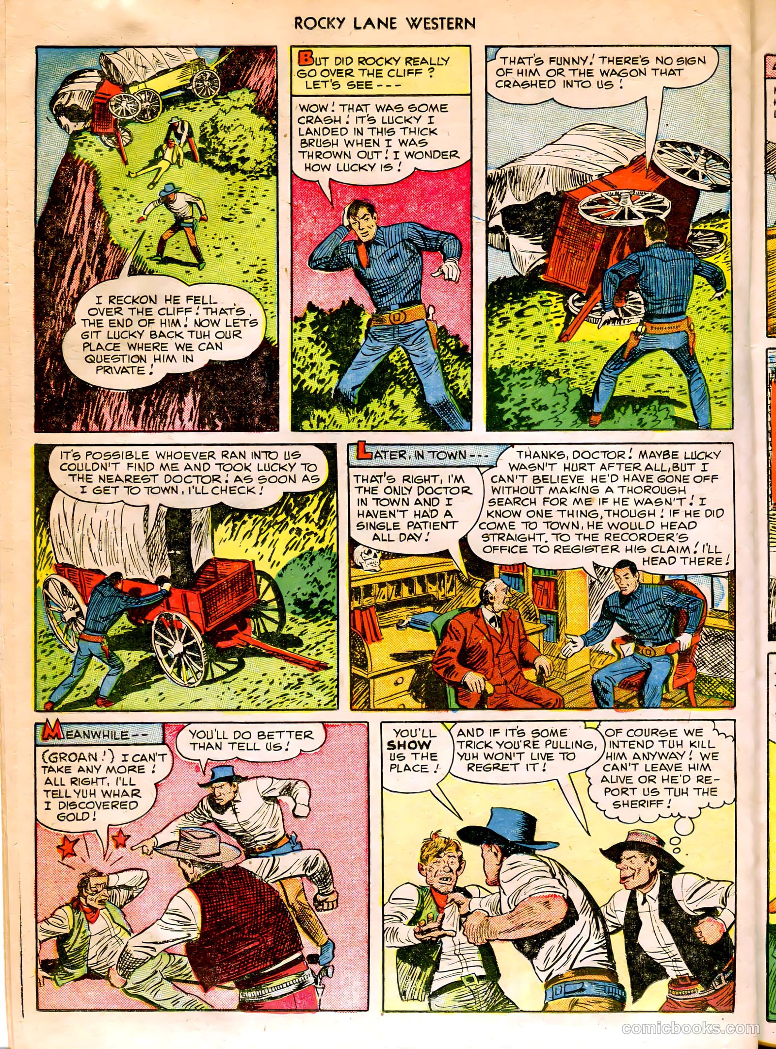 Rocky Lane Western #12 (1950) — page 30 of 52