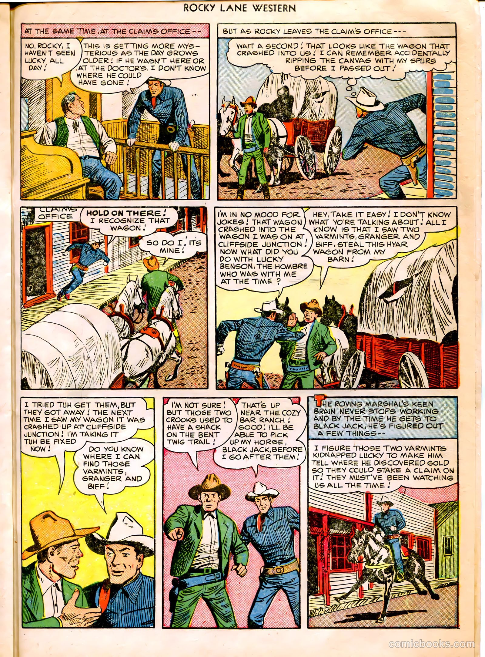 Rocky Lane Western #12 (1950) — page 31 of 52