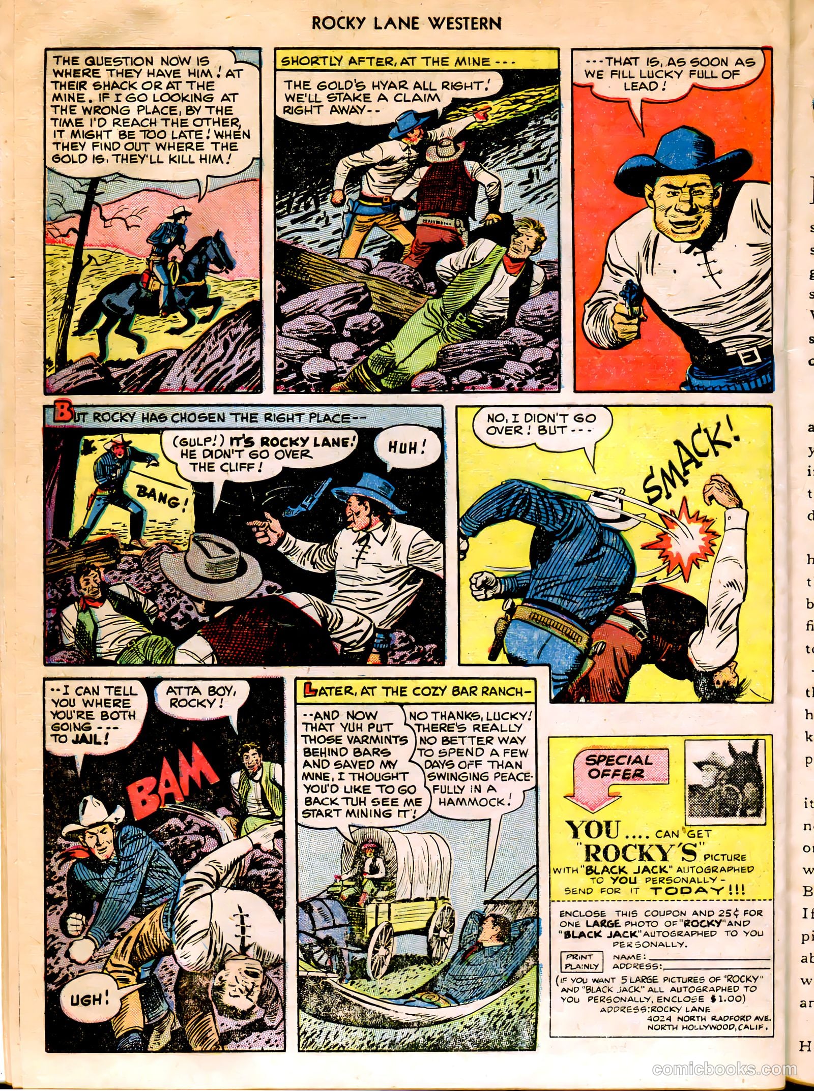 Rocky Lane Western #12 (1950) — page 32 of 52