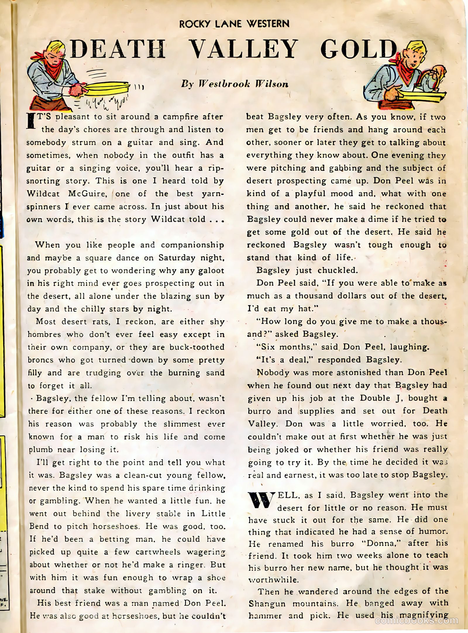 Rocky Lane Western #12 (1950) — page 33 of 52
