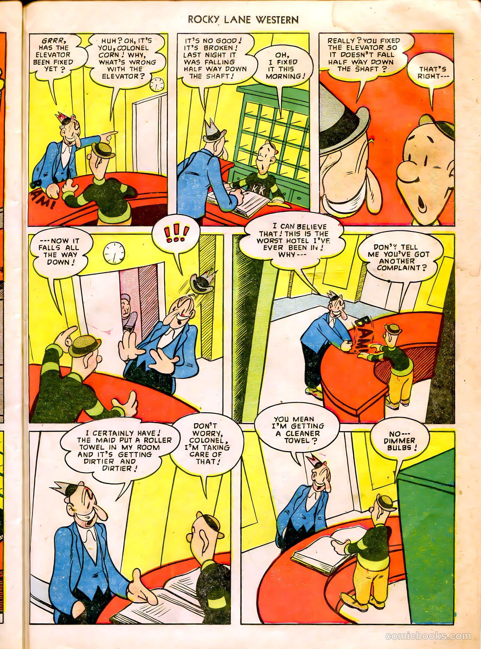 Rocky Lane Western #12 (1950) — page 39 of 52